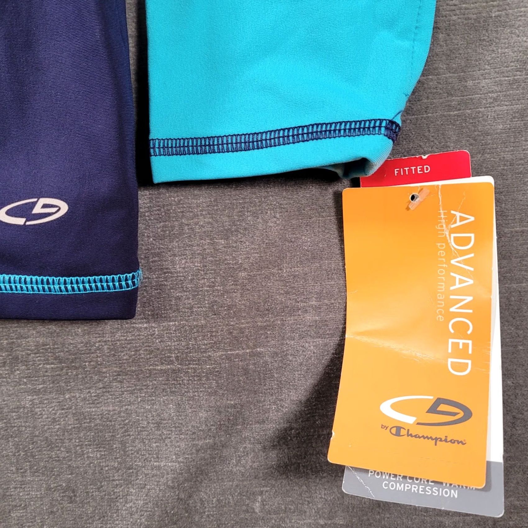 Champion Champion Women's Large Blue Long Sleeve T-Shirt Activewear Duo Dri Advanced Fitted Compression NWT Size L / US 10 / IT 46 - 2 Thumbnail