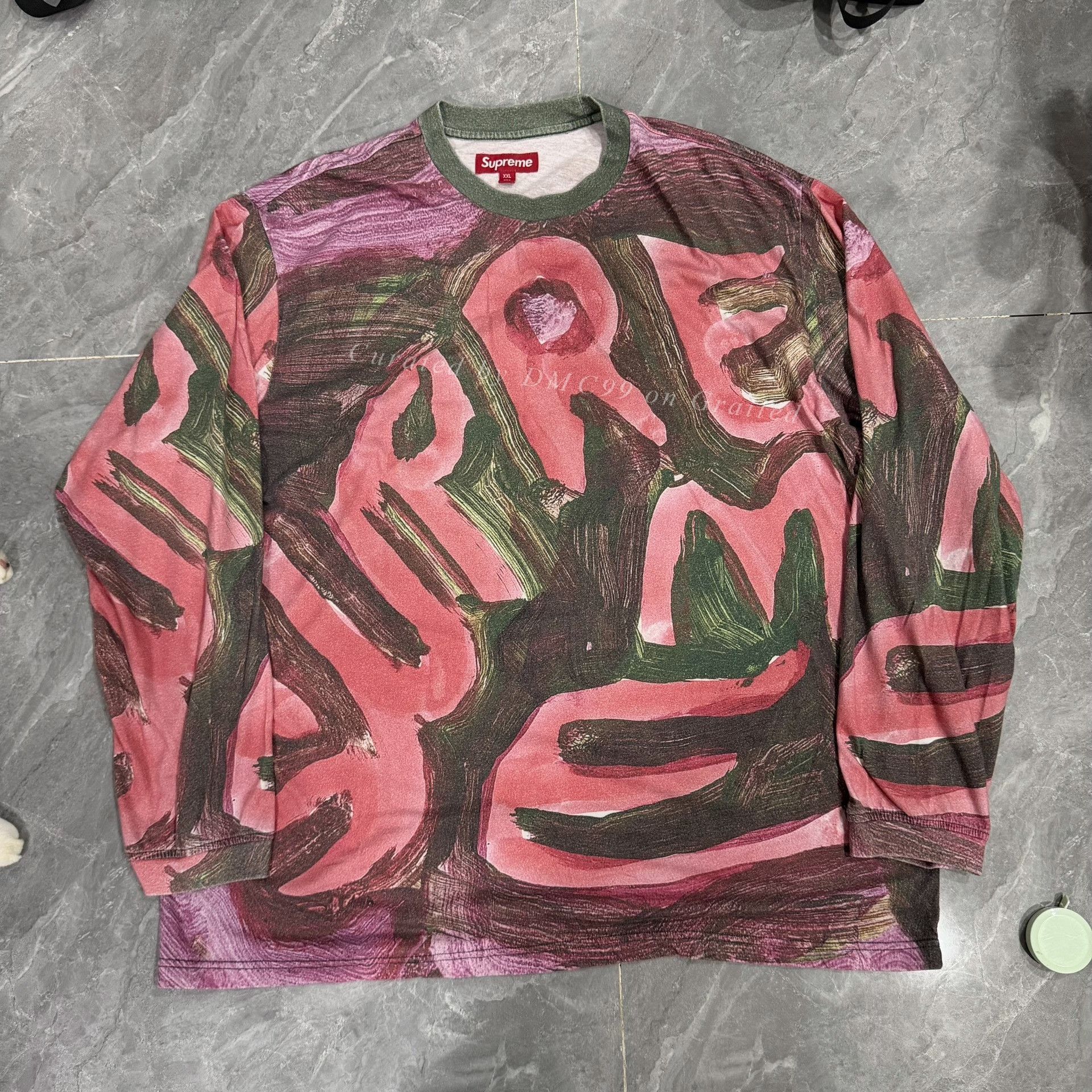 Supreme Supreme Arabic Mesh L/S Top SS25 | Grailed