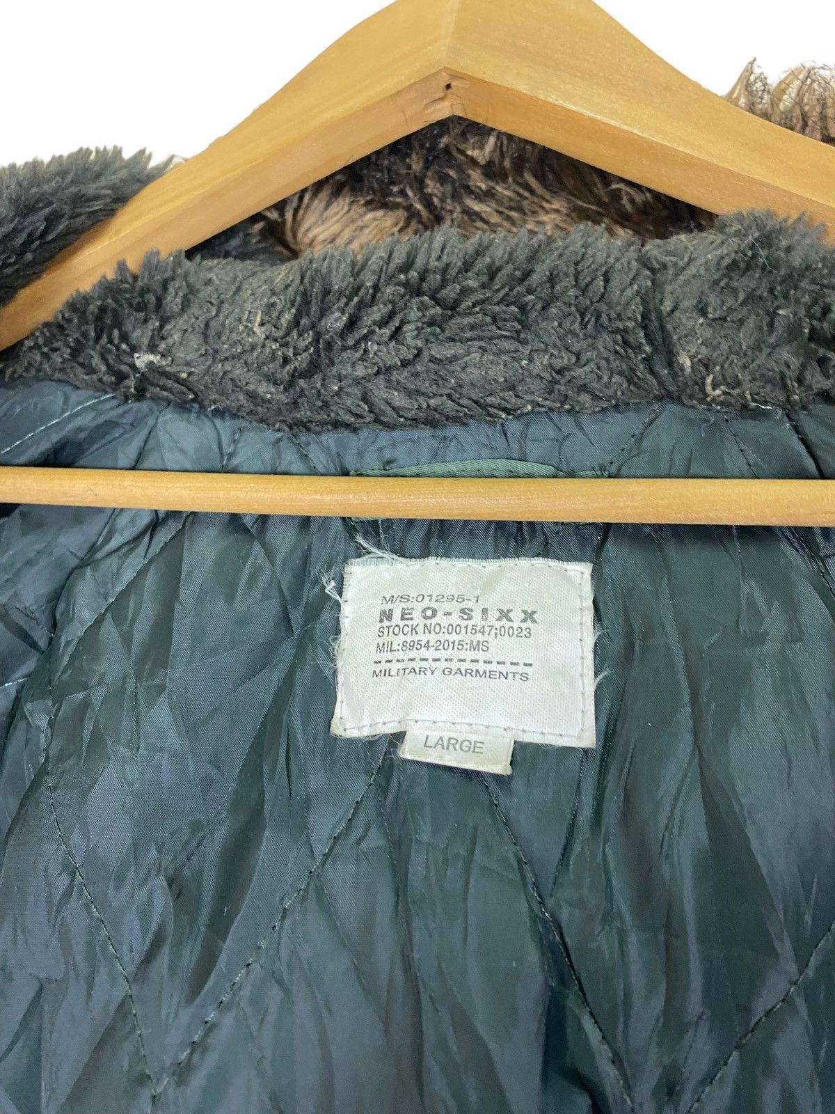 Japanese Brand × Vintage Neo Sixx Military Garments Parka Fur HoodieJacket Size US L / EU 52-54 / 3 - 16 Thumbnail