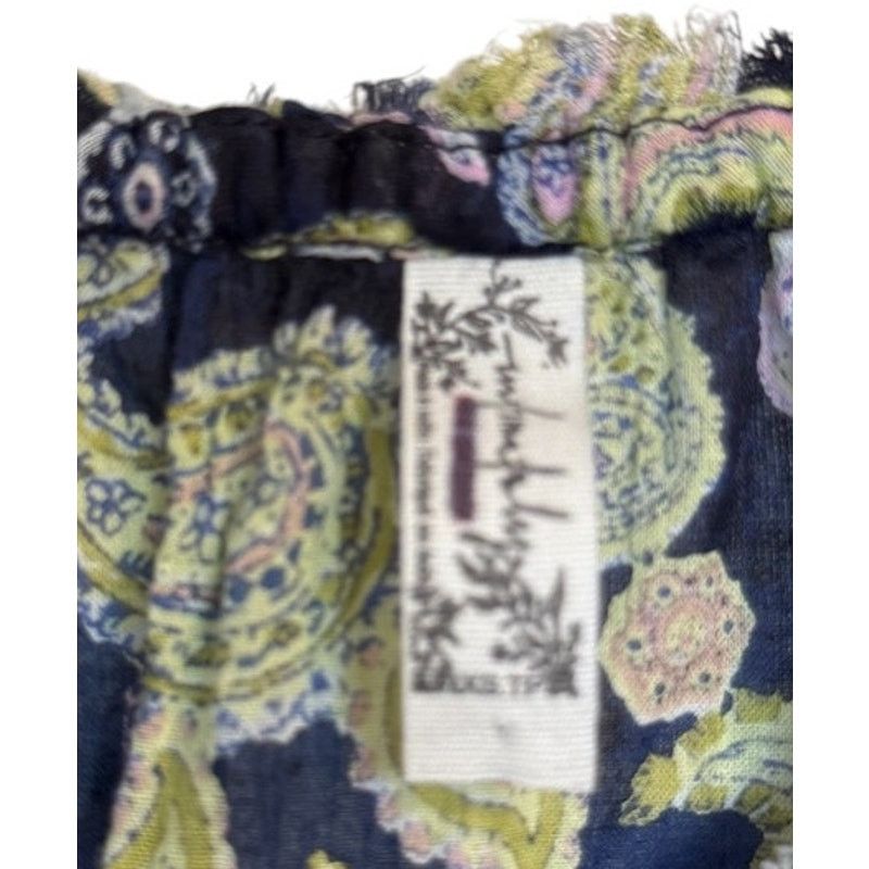 Free People Free People Bodysuit Women XS Navy Blue Sundown Paisley Boho Size XS / US 0-2 / IT 36-38 - 6 Thumbnail