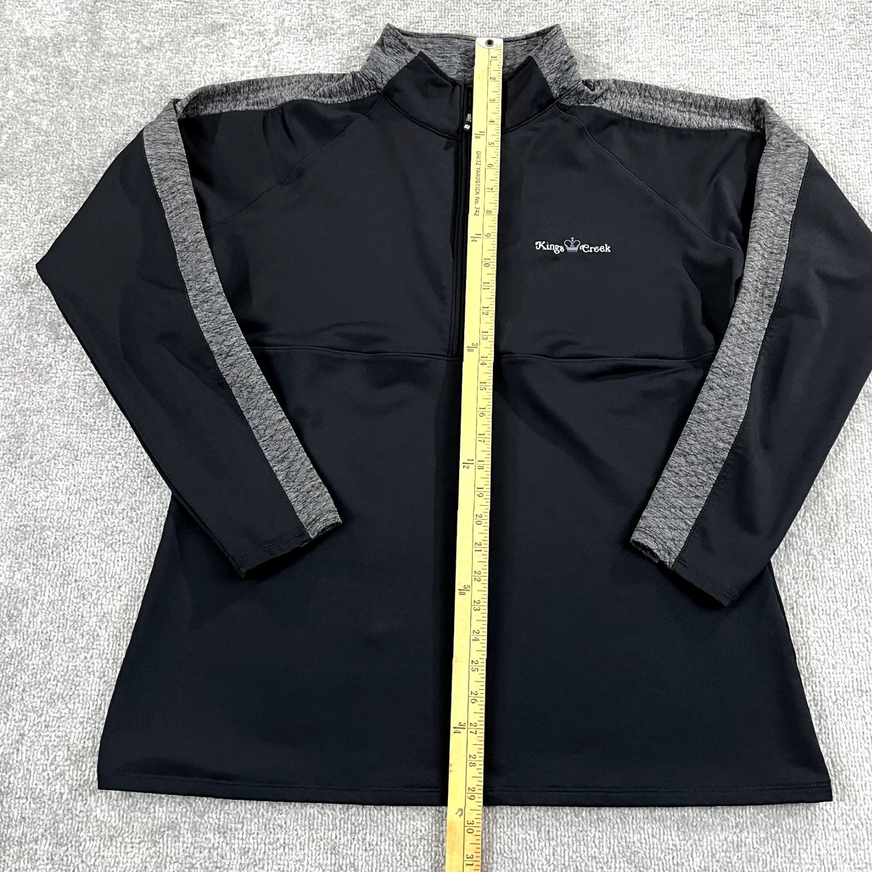 Footjoy FootJoy Jacket Womens XL Black Gray 1/4 Zip Activewear Athleisure Golf Kings Creek CC.jacket Size XL / US 12-14 / IT 48-50 - 4 Thumbnail