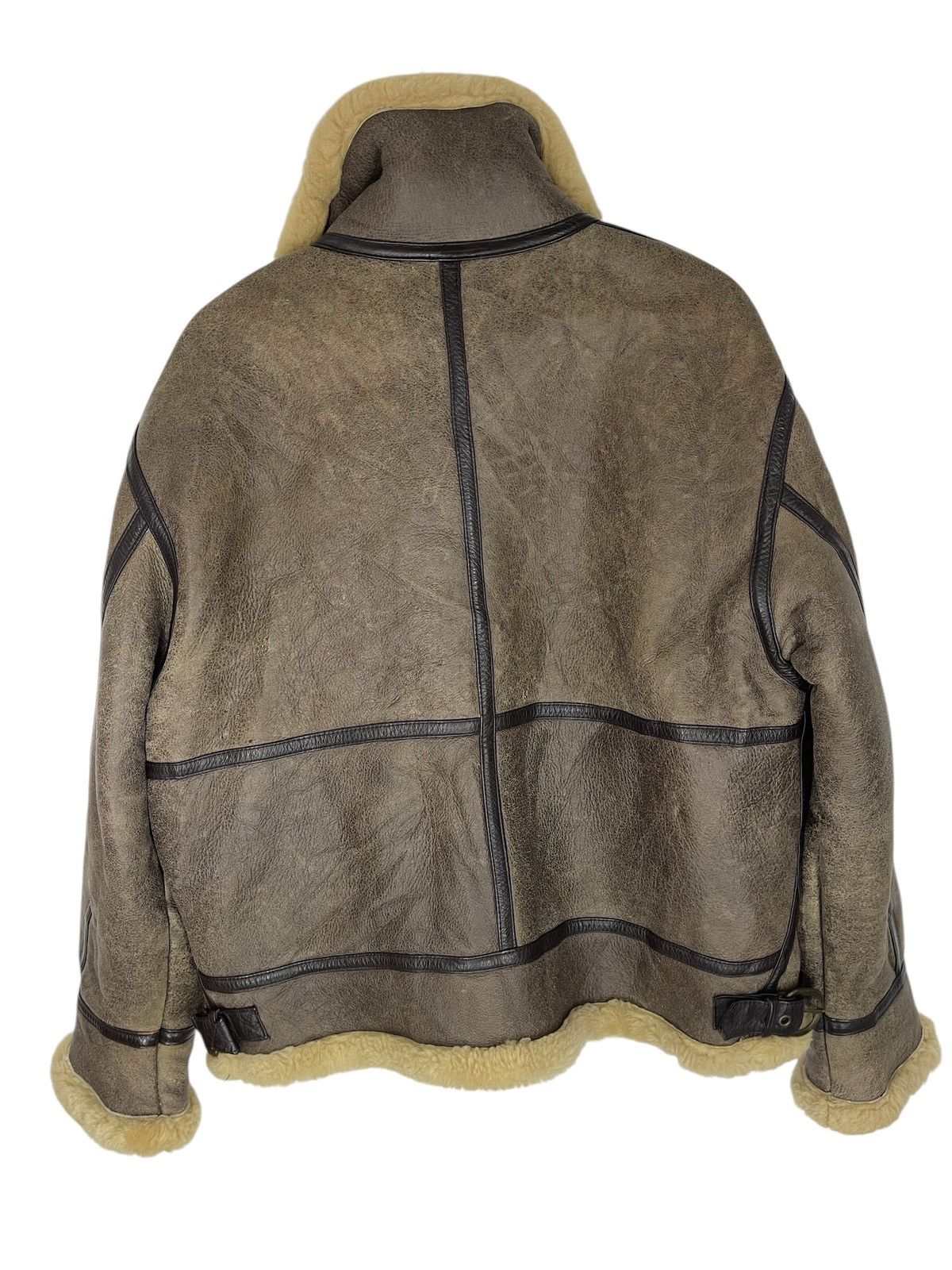 Genuine Leather VINTAGE POTTAR B-3 LEATHER JACKET USA MADE Size US M / EU 48-50 / 2 - 3 Thumbnail