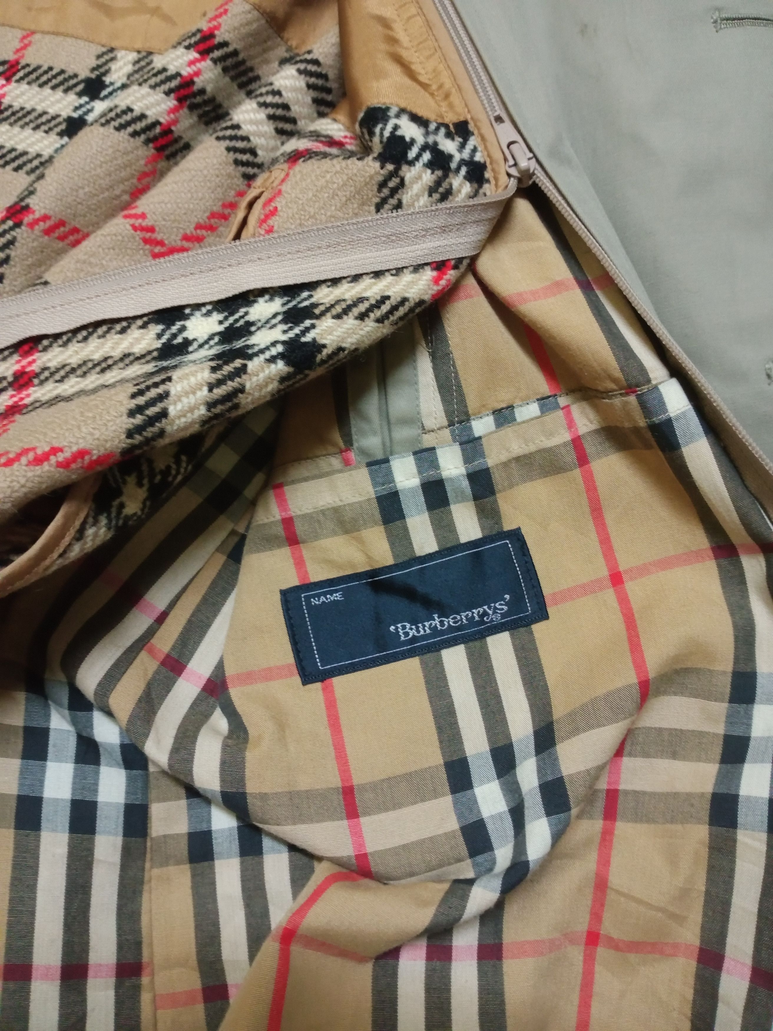 Burberry Rare Vintage 90s Burberrys Nova Check Trench Coat Jacket Size US M / EU 48-50 / 2 - 6 Thumbnail