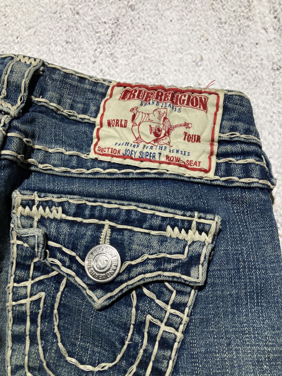 True Religion Vintage True Religion USA Bootcut Flared Denim Jeans Blue Size US 28 / EU 44 - 10 Thumbnail