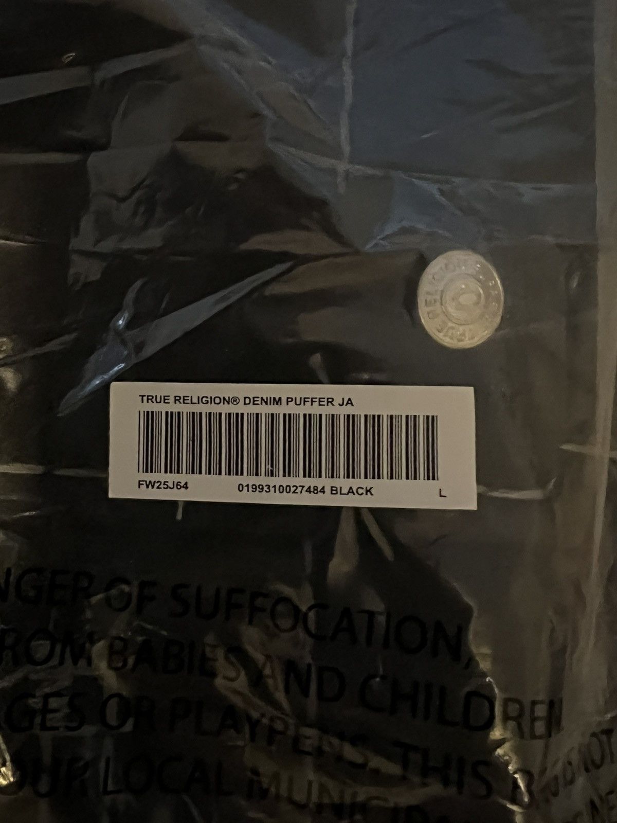Supreme × True Religion Size Large Supreme x True Religion Puffer Jacket Black Size US L / EU 52-54 / 3 - 13 Thumbnail
