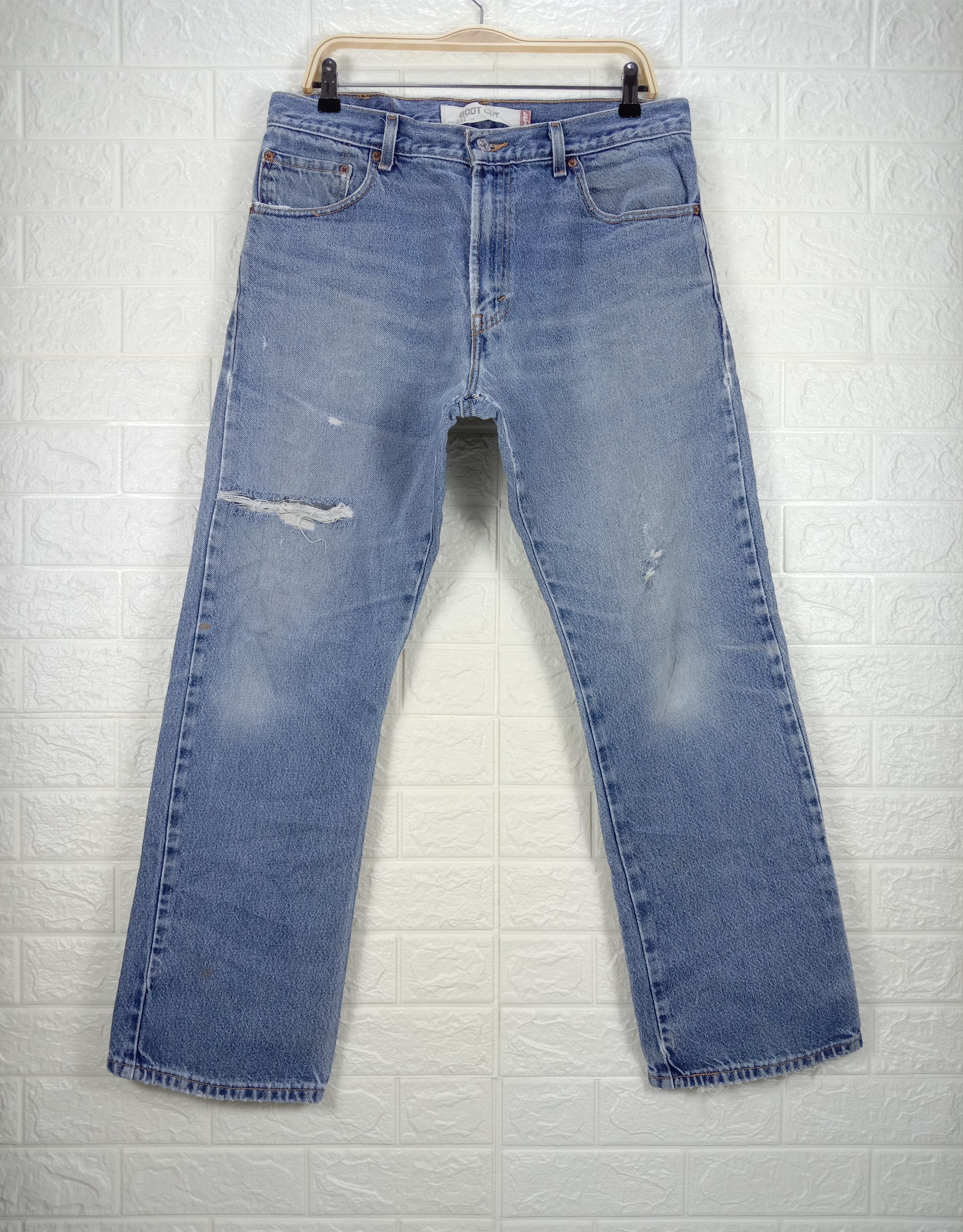 Levi's Vintage Levi's 517 Flare Jeans Stone Wash Distressed Denim Size US 34 / EU 50 - 1 Thumbnail