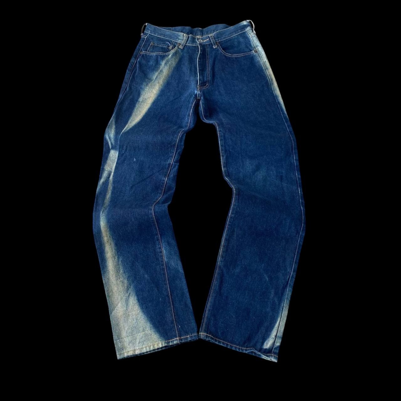 Warehouse Vintage 90s Unique Clothing Warehouse Denim Sun Faded Size US 29 - 4 Thumbnail