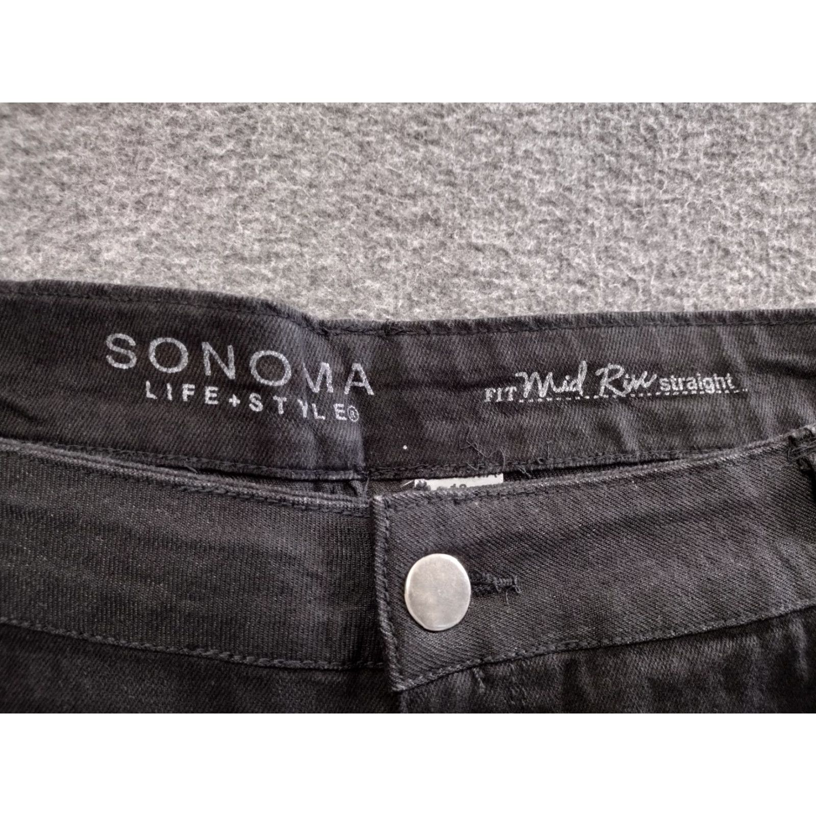 Vintage Sonoma Women’s High Rise Bermuda Shorts Jeans Black 18 Bermuda Style Plus Size 18 Womens Black Sonoma Size 26" / US 2 / IT 38 - 3 Thumbnail