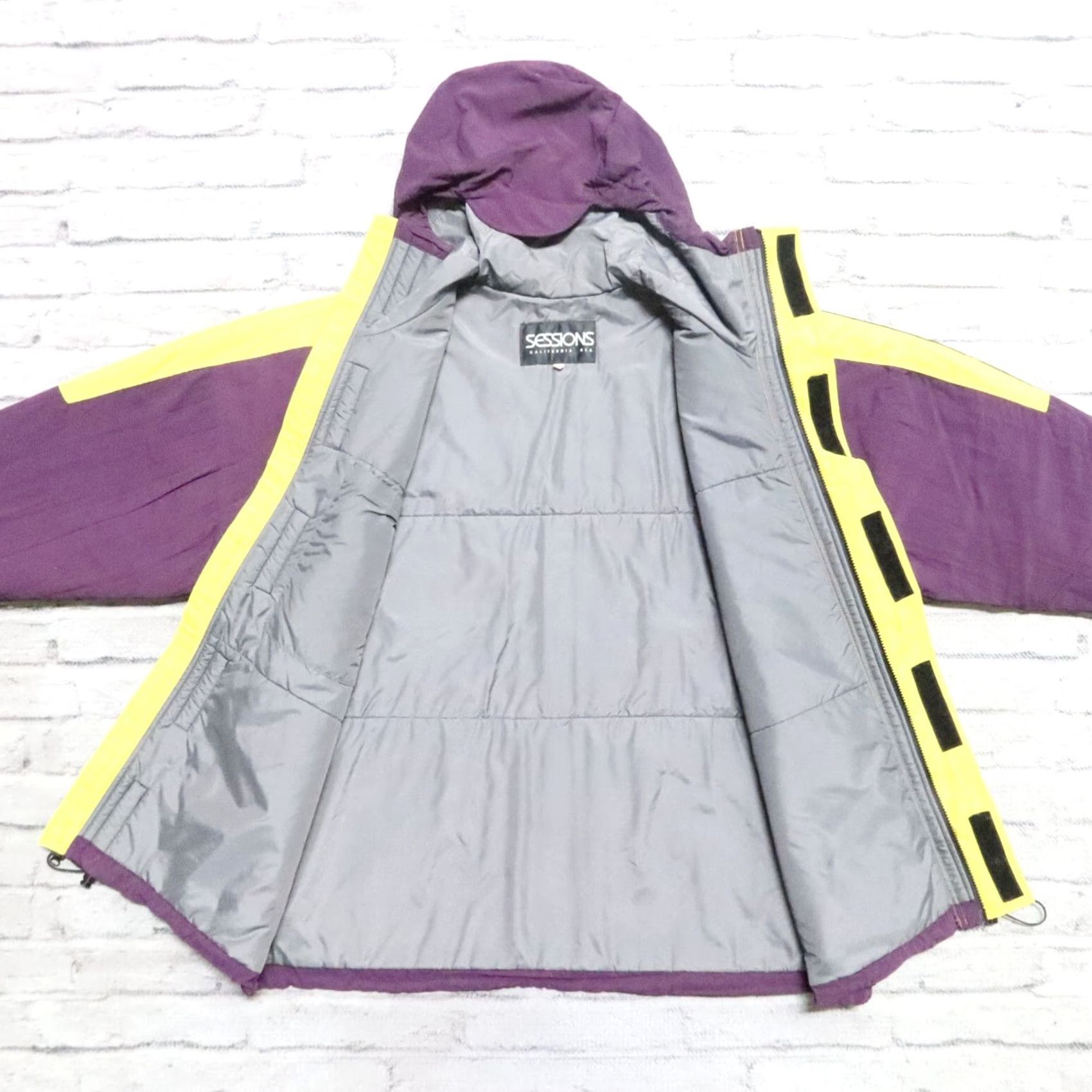 Vintage VINTAGE Sessions Snow Ski Parka Jacket Men L Purple 90s Snowboard Parka Jacket Size US L / EU 52-54 / 3 - 7 Thumbnail
