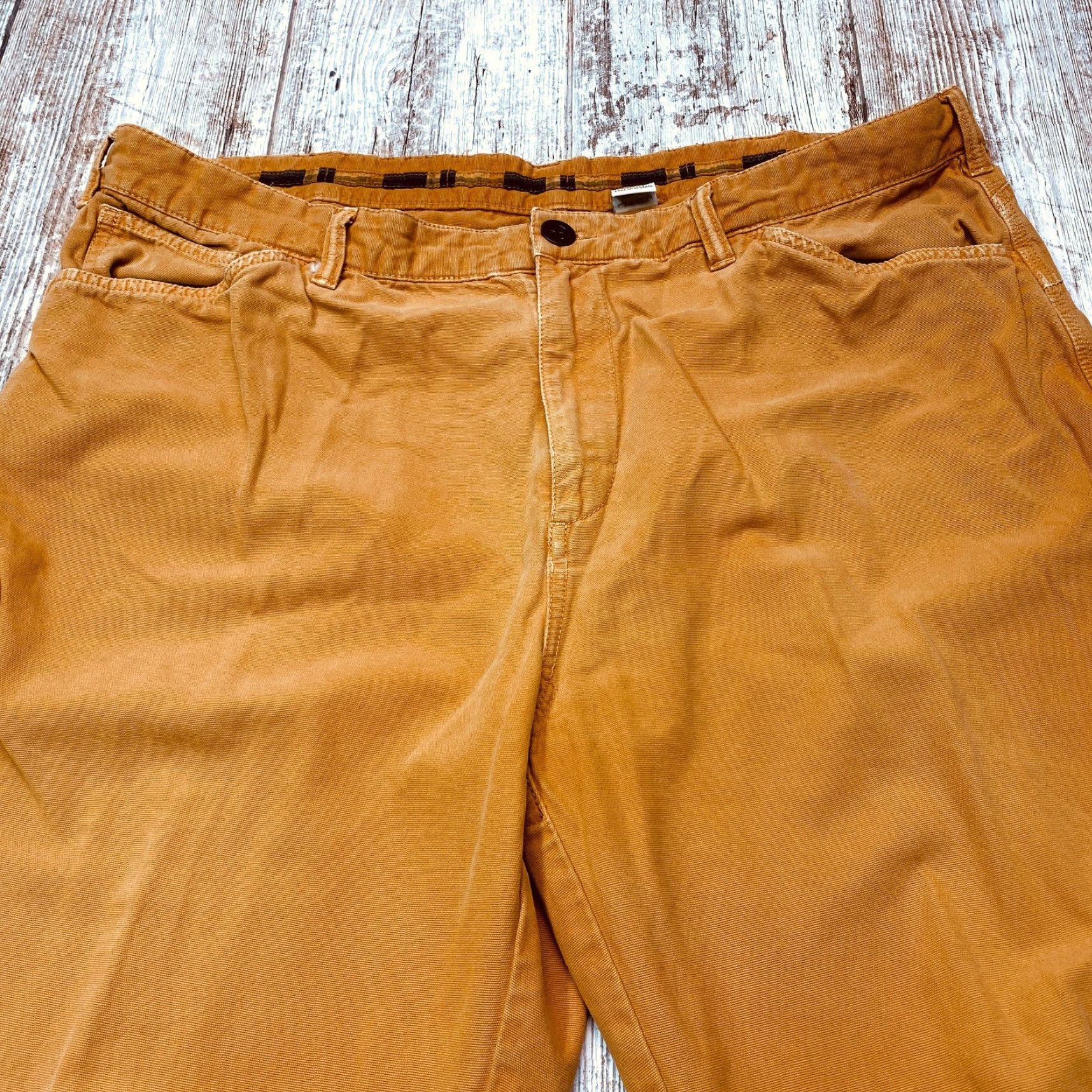 Orvis VINTAGE Orvis Chino Pants Mens 40 Brown Canvas Cotton Outdoors 7450 Size US 40 / EU 56 - 7 Thumbnail