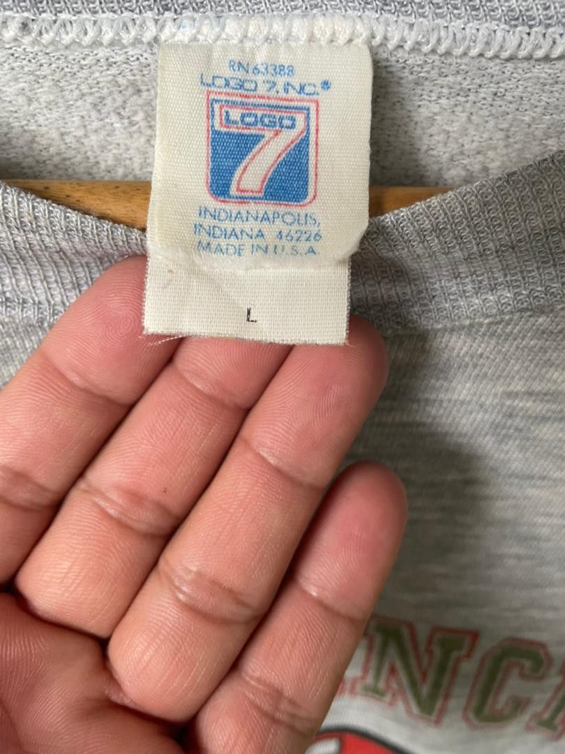 Logo 7 Vintage San Francisco 49ERS Logo 7 Big Logo Sweatshirt/L Size US L / EU 52-54 / 3 - 5 Thumbnail