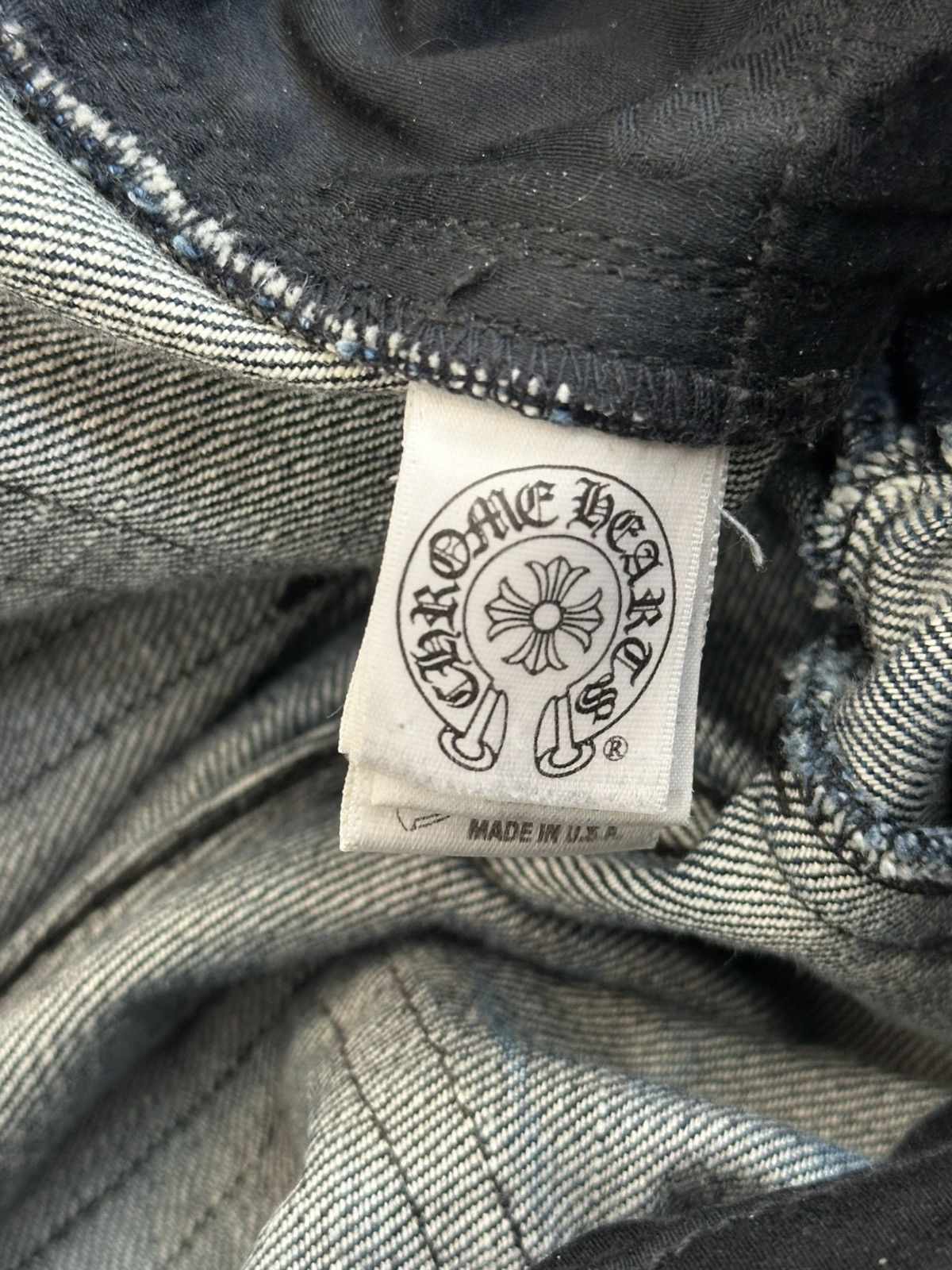Chrome Hearts CHROME HEARTS 1 OF 1 FLARE PATCH JEANS Size US 31 - 11 Thumbnail