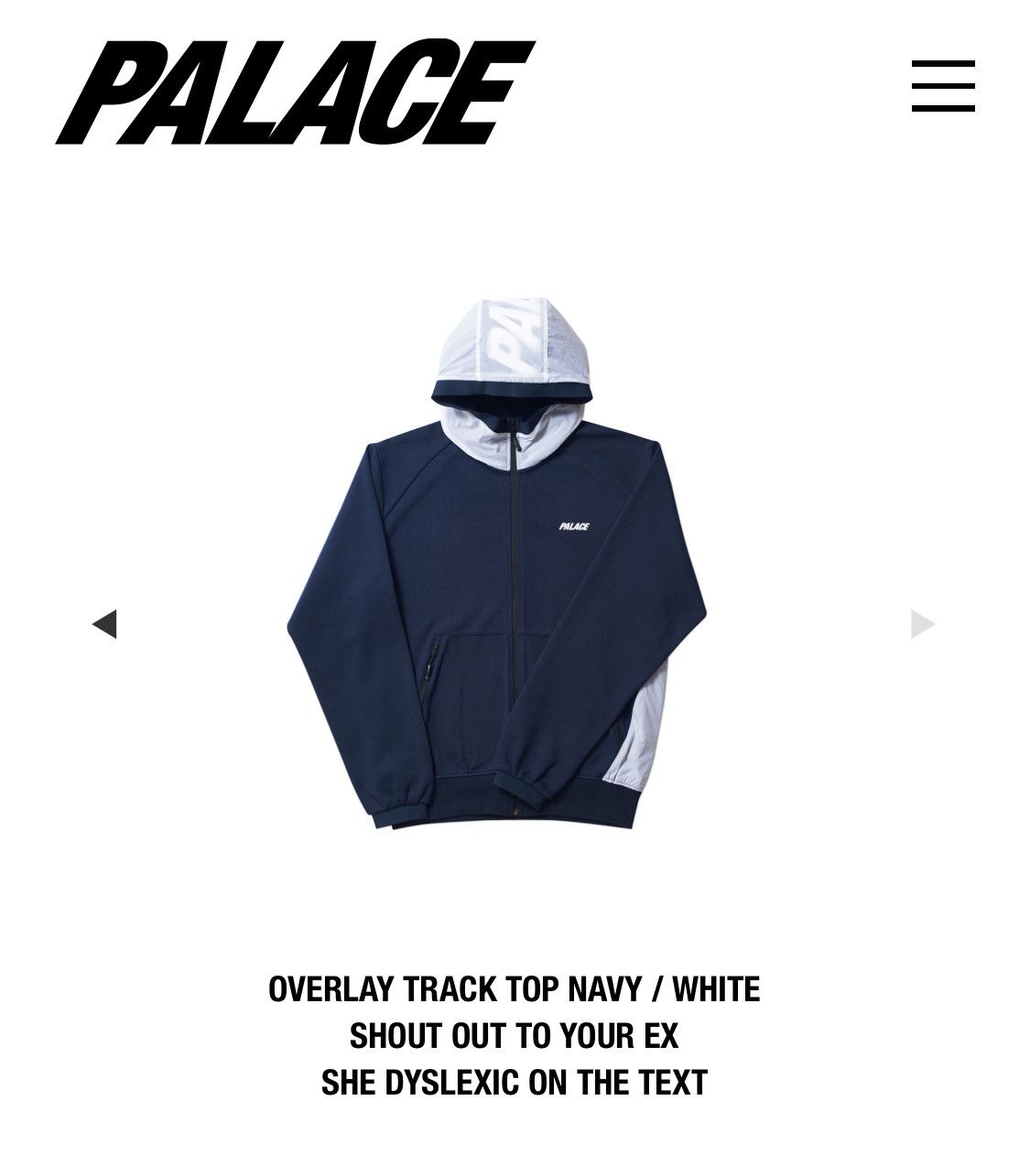 Palace overlay track clearance top