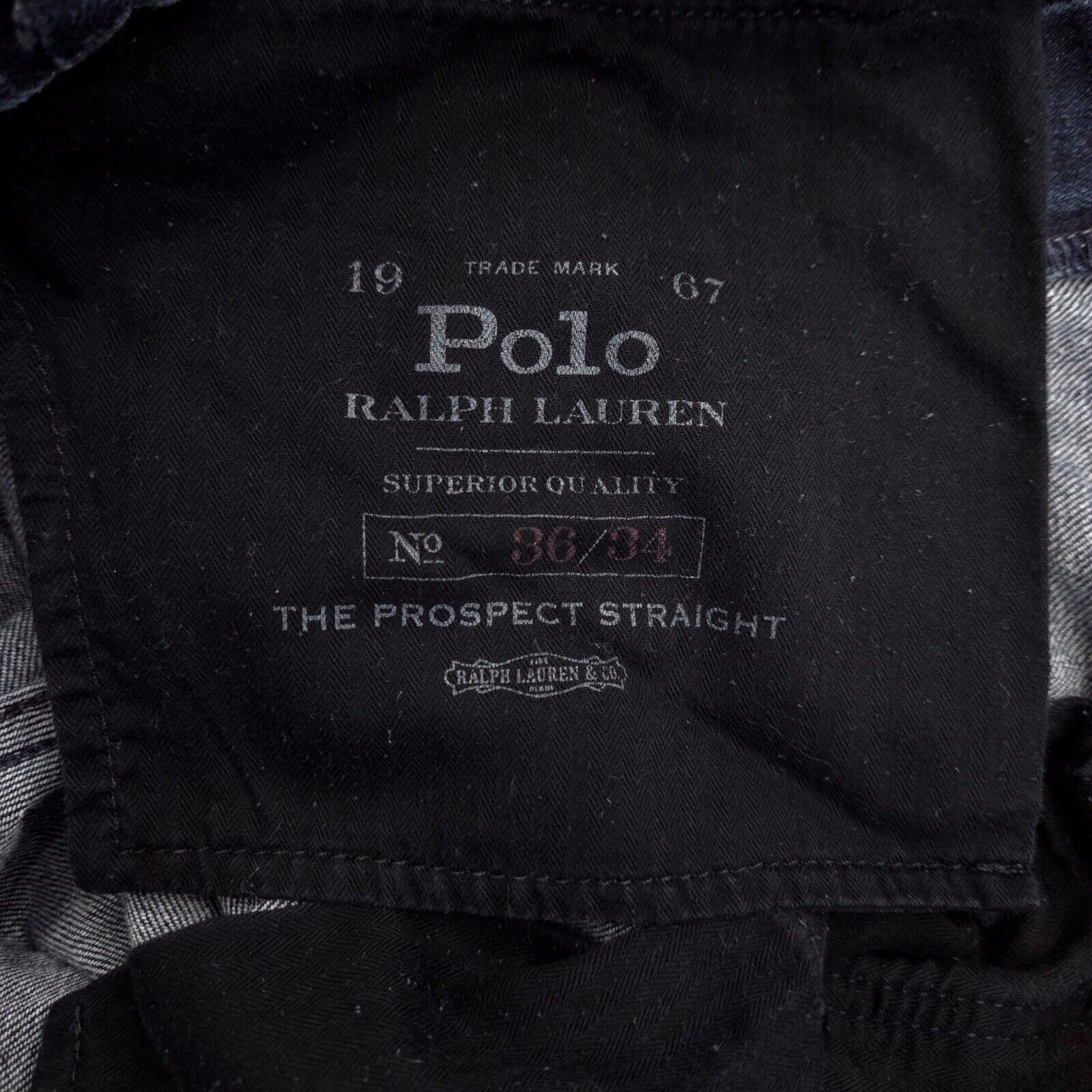 Polo Ralph Lauren Polo Ralph Lauren The Prospect Jeans Mens 36x32 Dark Wash Size US 36 / EU 52 - 4 Thumbnail