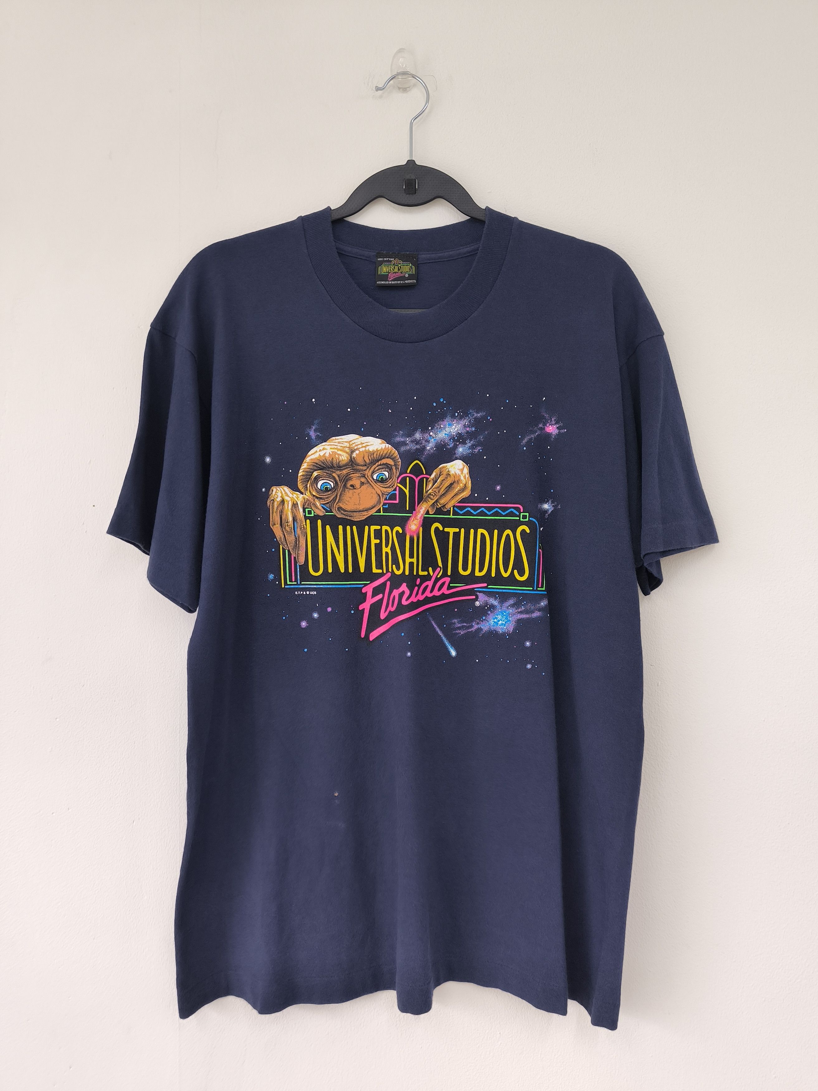Universal Studios Vintage Universal Studios Florida E.T. Movie Space T-Shirt Size US L / EU 52-54 / 3 - 1 Thumbnail
