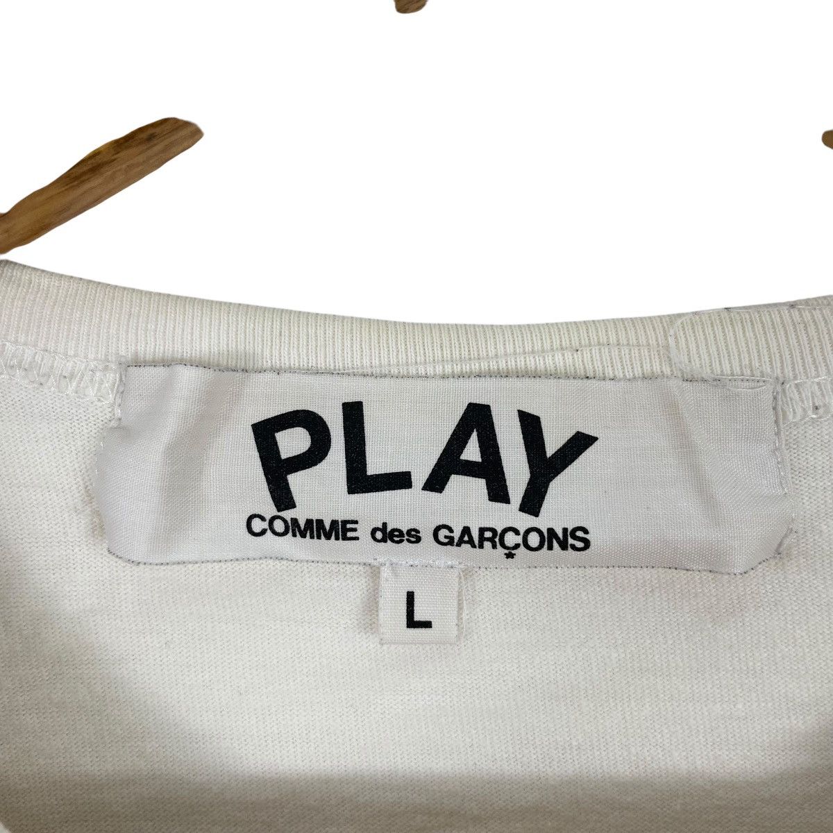 Comme des Garcons PLAY AD2017 COMME des GARÇONS PLAY Tee Shirt Size US L / EU 52-54 / 3 - 4 Thumbnail