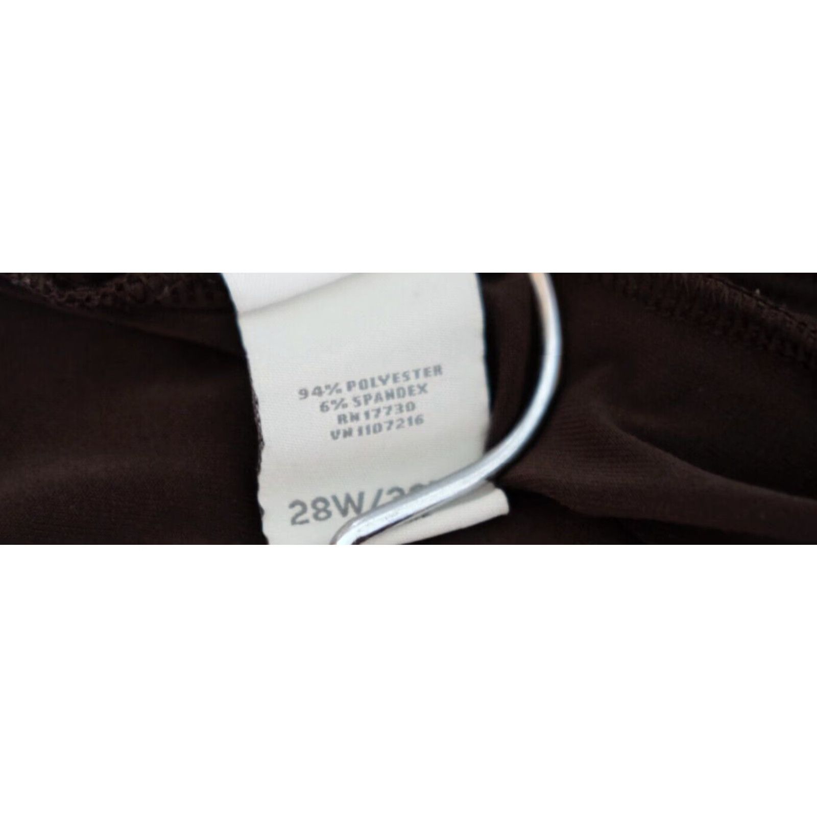 Merona Merona Skirt Brown A-Line Knee Length Pull On 28W/30W Women's 25" Stretch Size 28" / US 6 / IT 42 - 8 Thumbnail