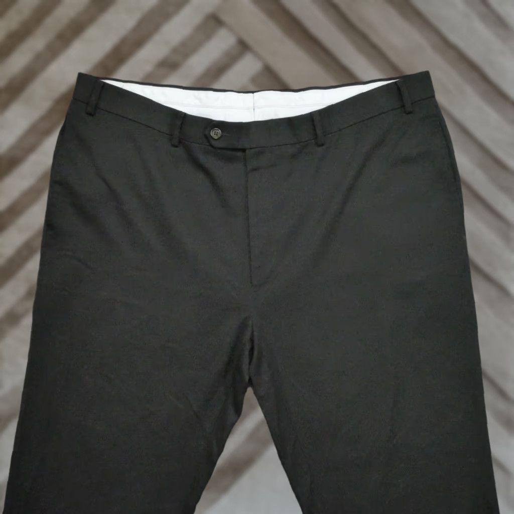 Ralph Lauren VINTAGE Ralph Lauren Pants Mens Dress Pants Black 40x32 40 Regular Flat Front Straight Fit Classic Slacks Pub? Size US 42 / EU 58 - 1 Thumbnail