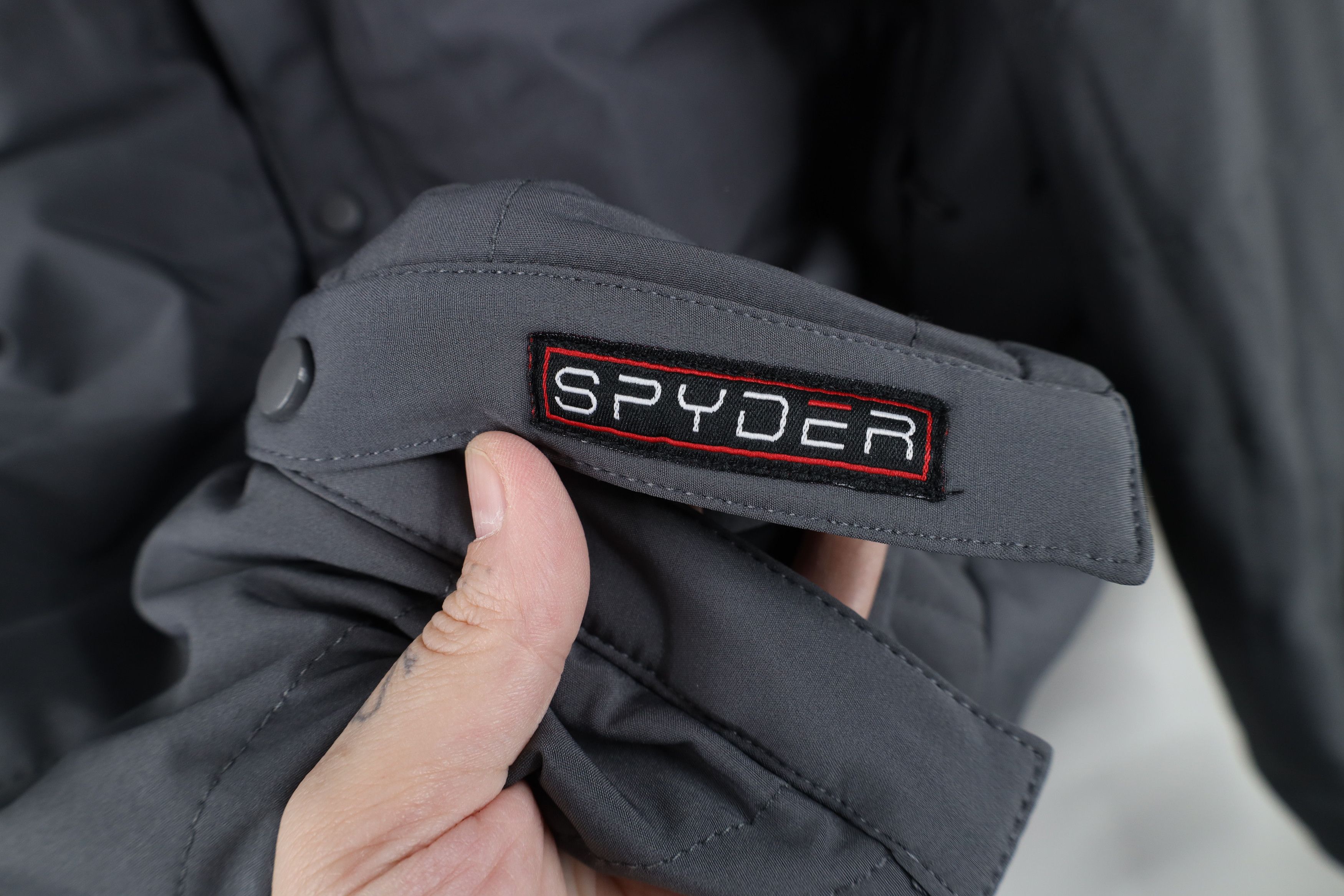 Spyder New w Defects Spyder Transit Full Button Shirt Jacket Gray Size US M / EU 48-50 / 2 - 9 Thumbnail