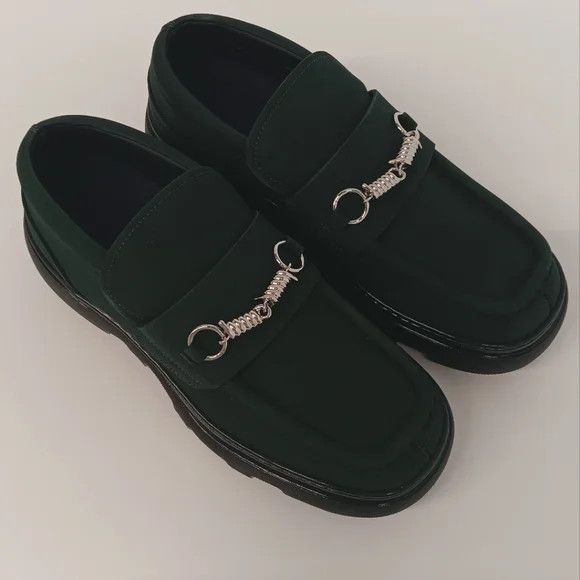 Burberry Burberry Mens Green Creeper Clamp SlipOn Loafers - EU45/US12 Size US 12 / EU 45 - 4 Thumbnail