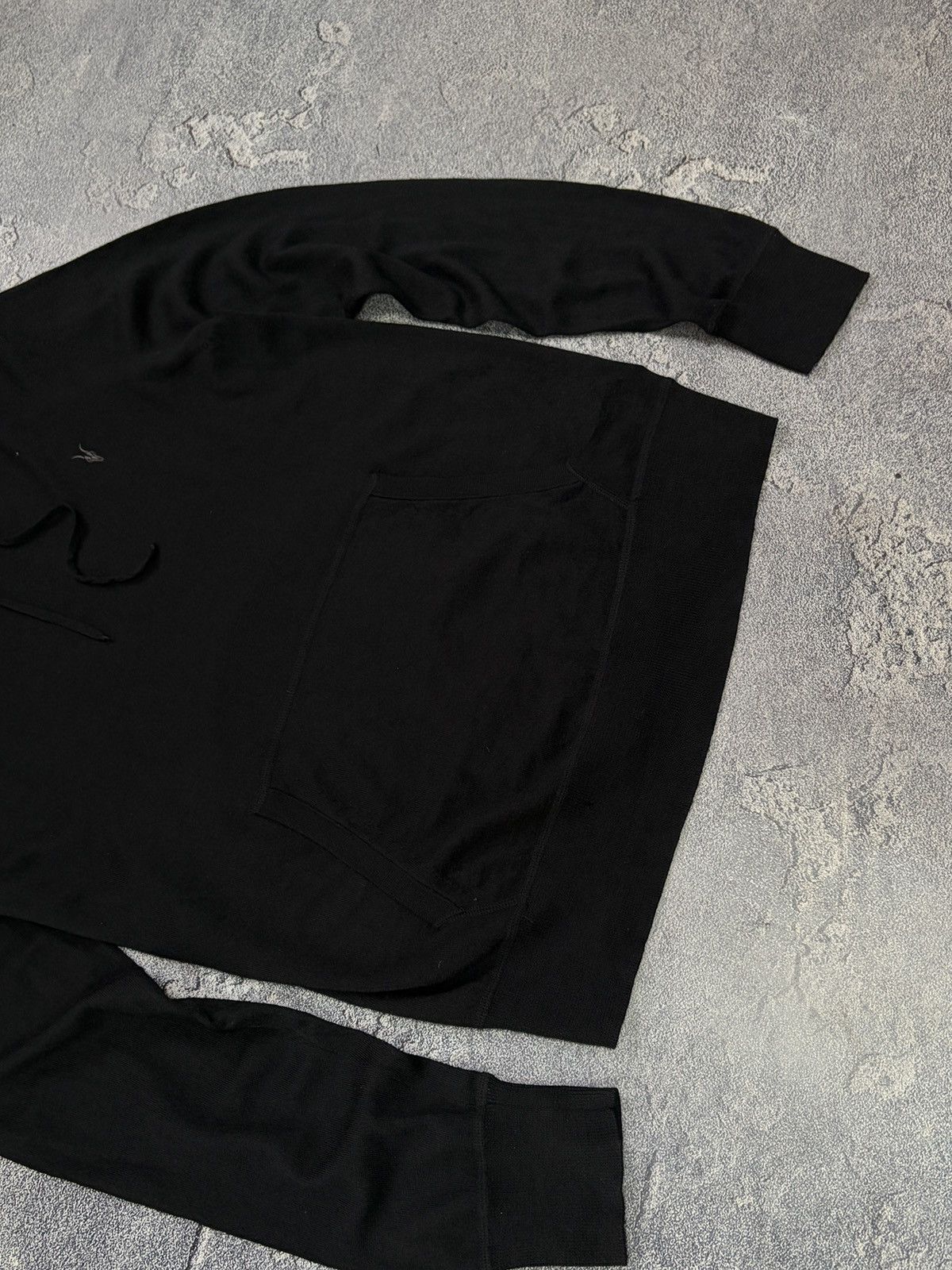Allsaints AllSaints Mode Merino Wool Hoodie Black Pullover L Size US L / EU 52-54 / 3 - 10 Thumbnail