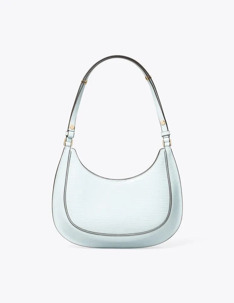 Tory Burch o1s22i1n1024 Size: OS / Robinson Half-Moon Bag in Light Blue Size ONE SIZE - 3 Thumbnail