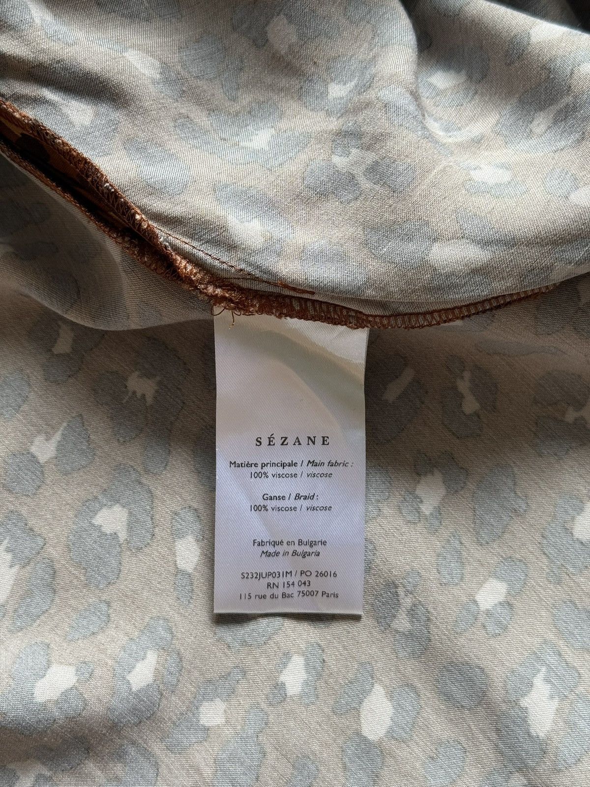 Sezane Sezane skirt leo print Size 24" / US 00 / IT 34 - 6 Thumbnail
