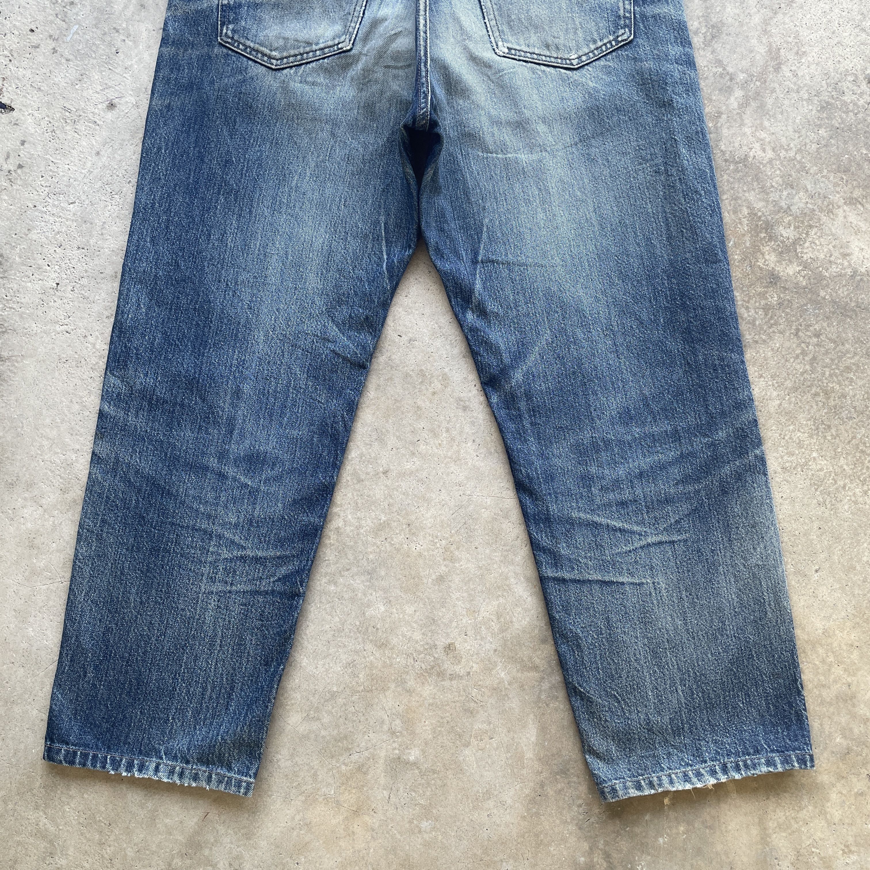 Japanese Brand Vintage Japanese Stonewashed Faded Distressed Jeans Pants Size US 33 - 9 Thumbnail