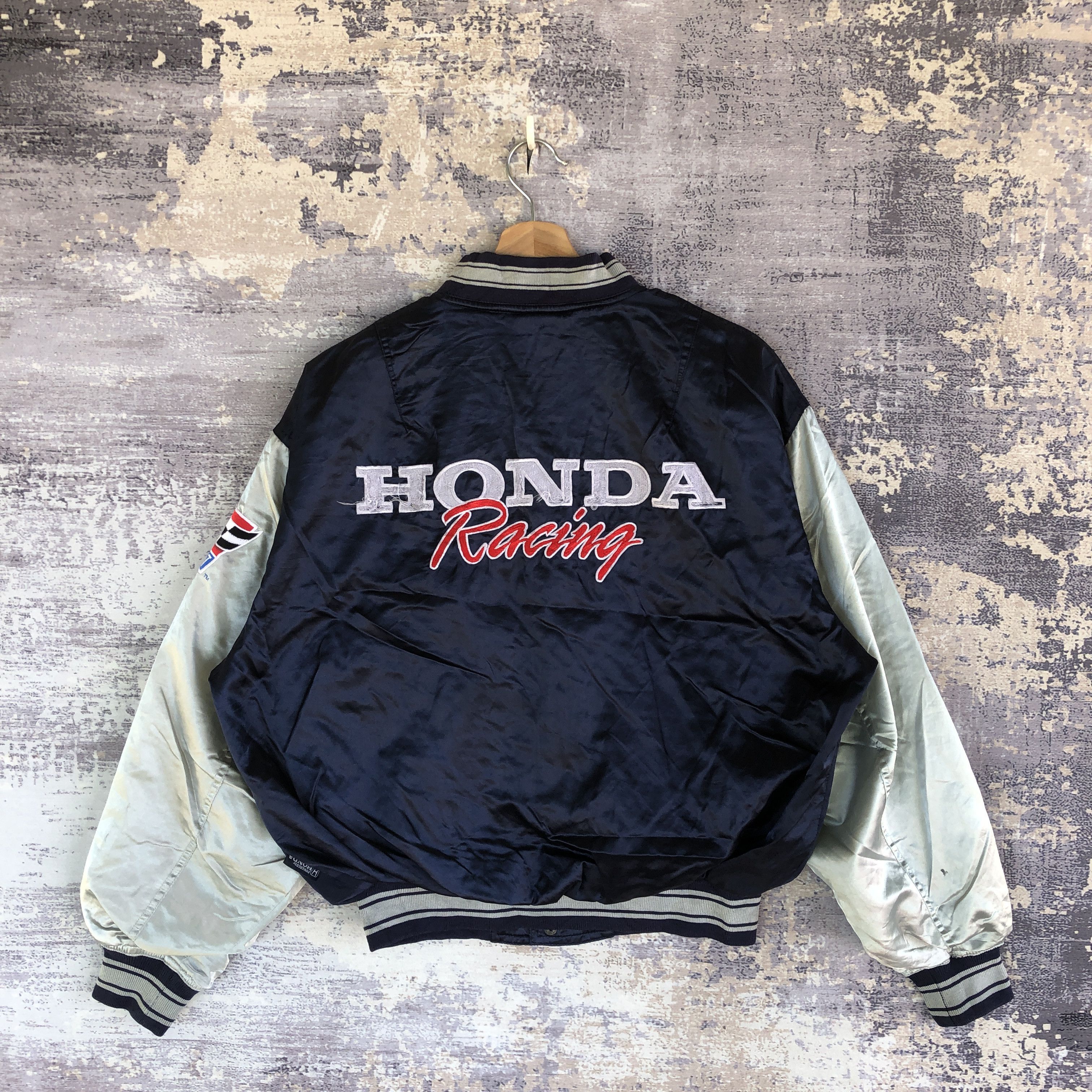 Vintage Honda Racing Bomber Jackets Honda Baseball Jackets