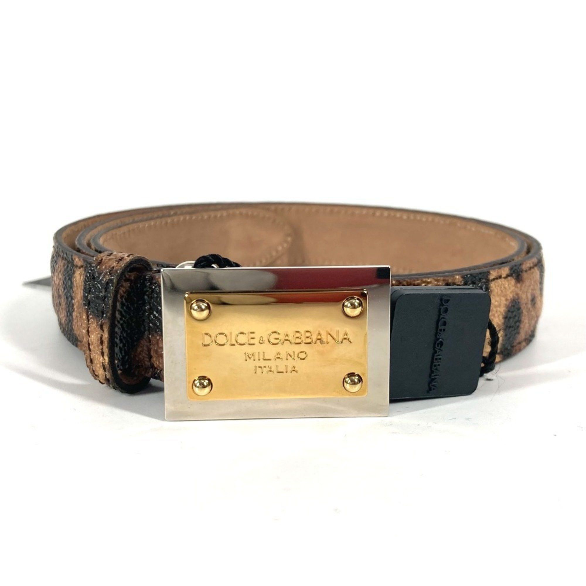 Dolce & Gabbana Dolce & Gabbana DOLCE&GABBANA Leopard print belt for women, brown Size ONE SIZE - 1 Thumbnail