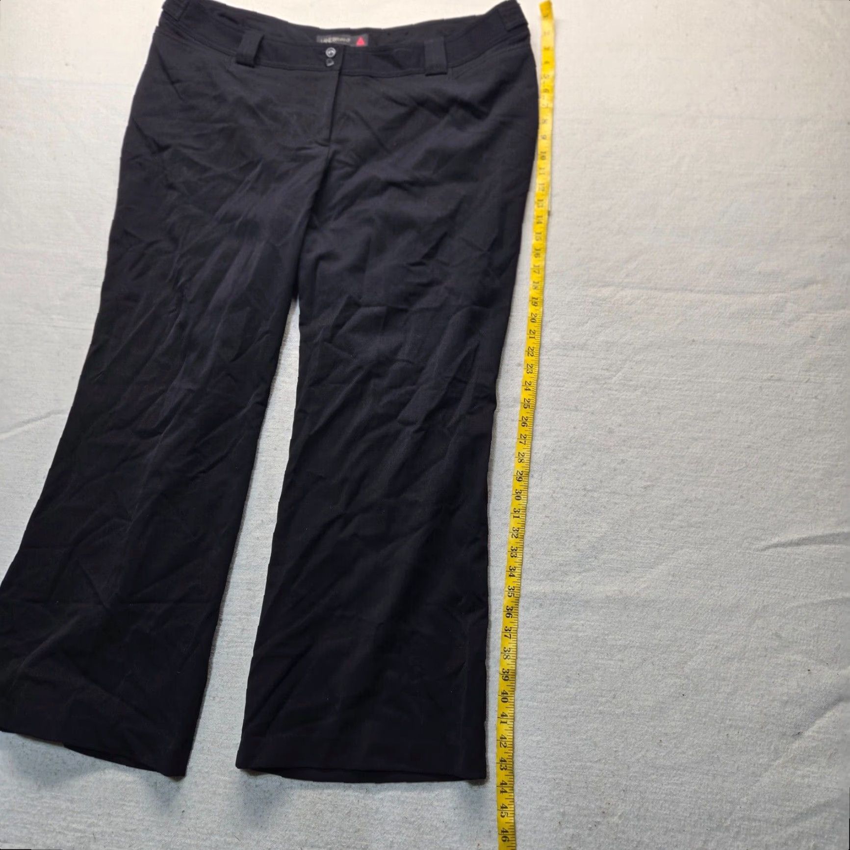 Vintage Lane Bryant Pants Women Plus 6 Black Formal Career Wide-Leg Adjustable Waist Boho 90s (if applicable) Mens Womens Size 28" / US 6 / IT 42 - 7 Thumbnail