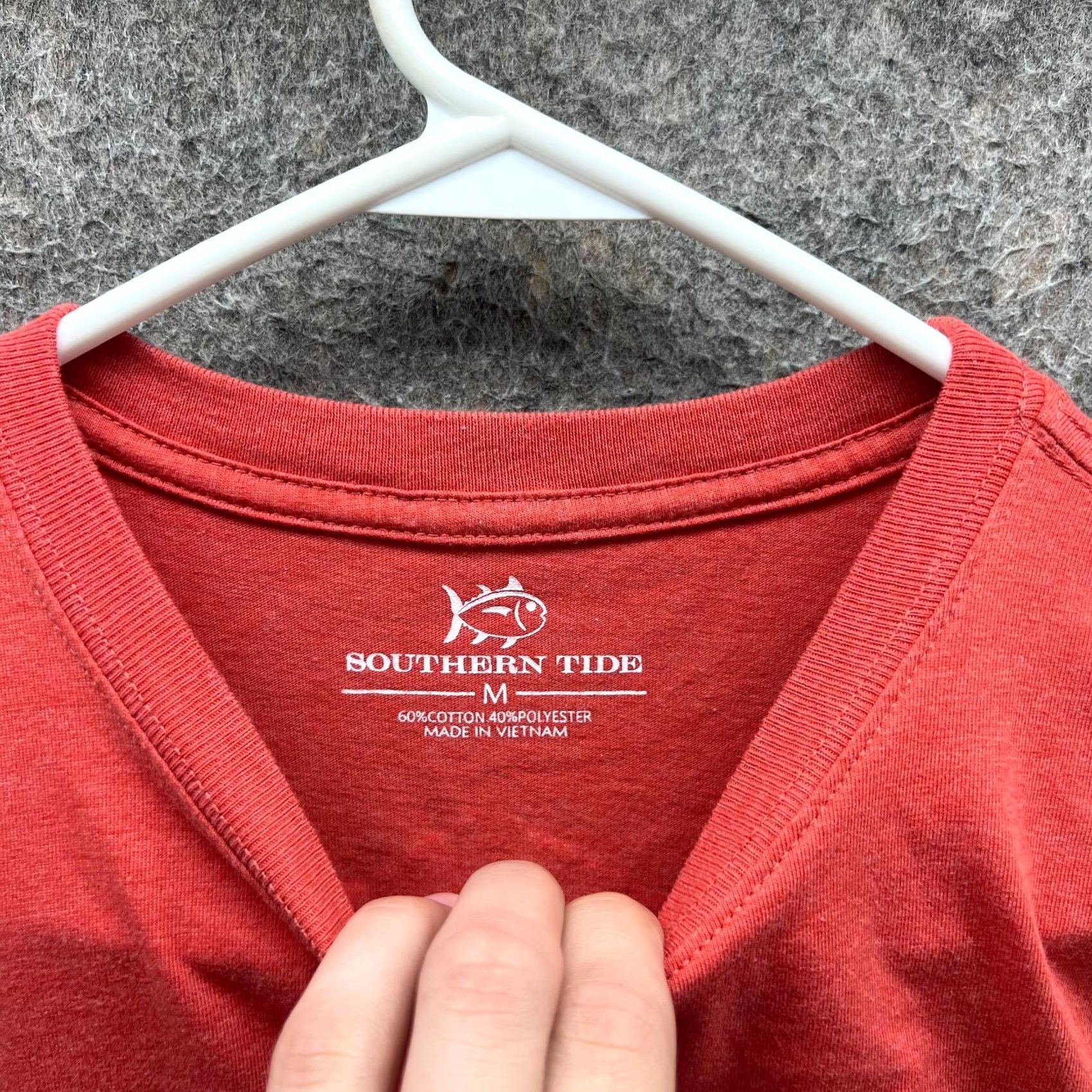 Southern Tide Southern Tide Shirt Men Medium Orange Crewneck Cotton Tee Shirt Casual Fish Logo Short Sleeve T-Shirt Size US M / EU 48-50 / 2 - 7 Thumbnail