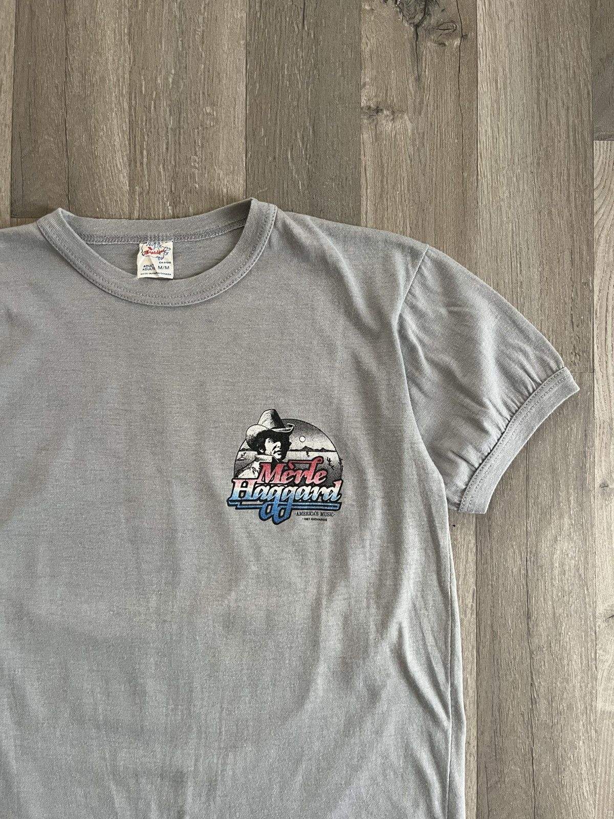 Band Tees 1987 Merle Haggard and the Strangers Mullet Tee Size US S / EU 44-46 / 1 - 3 Thumbnail