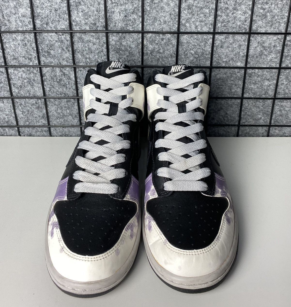 Vintage Nike Dunk High Splatter 2009 Hi Top Sneakers Size 8.5 Size US 8.5 / IT 38.5 - 2 Thumbnail