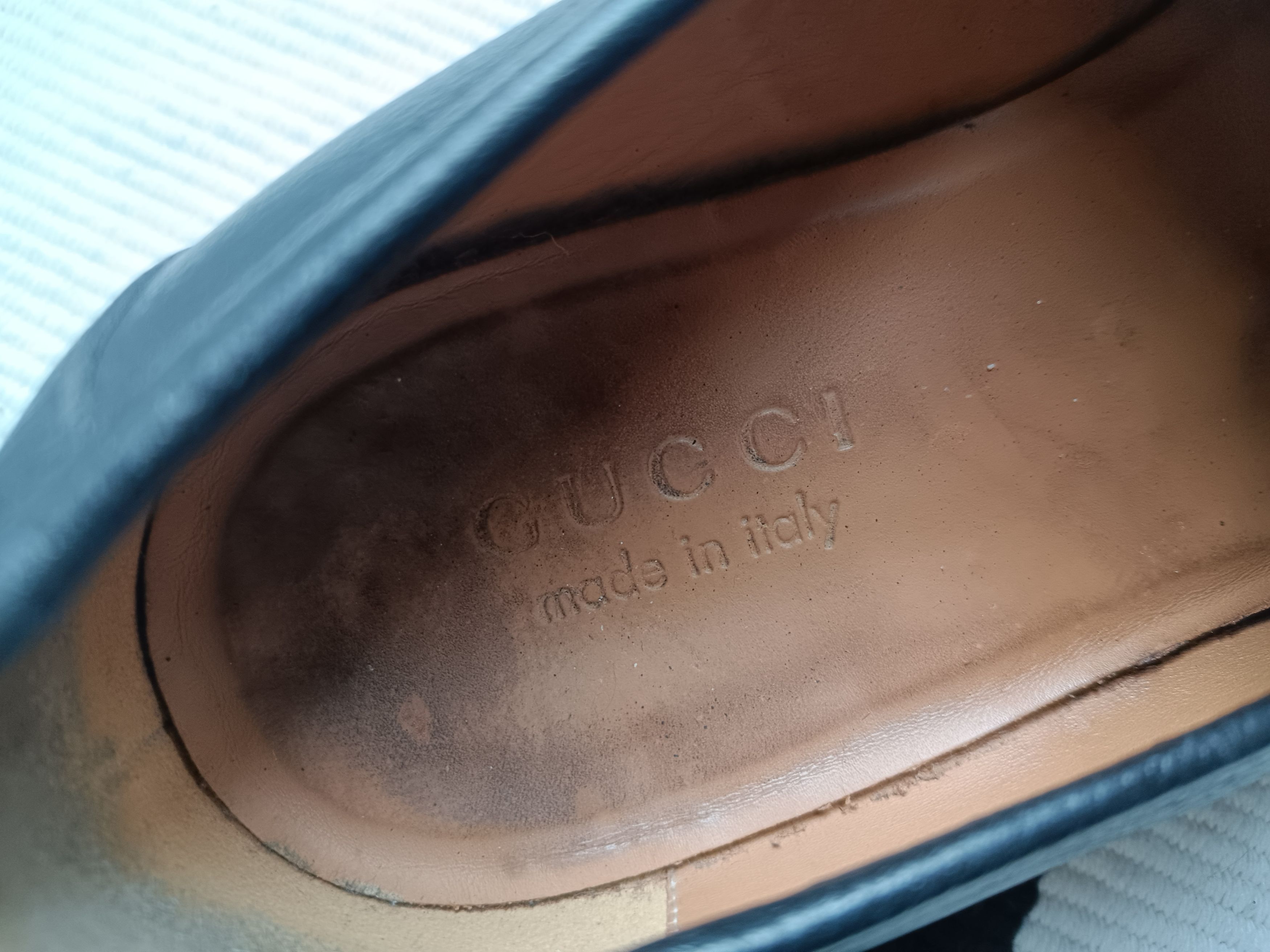 Gucci Gucci Pebblegrain leather horsebit loafers Size US 8 / EU 41 - 8 Thumbnail