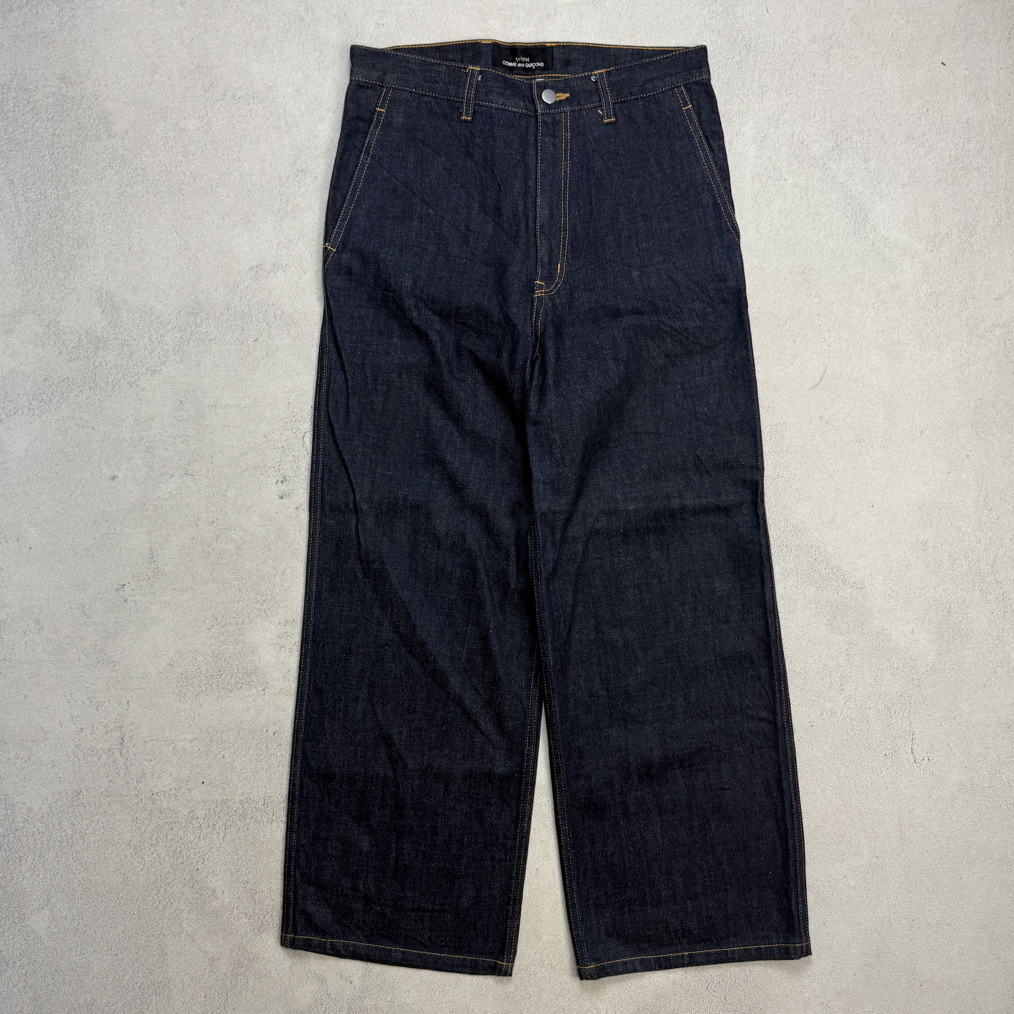 Comme des Garcons AD2006 Tricot Comme Des Garcons Wide Leg Baggy Denim Size US 32 / EU 48 - 1 Thumbnail
