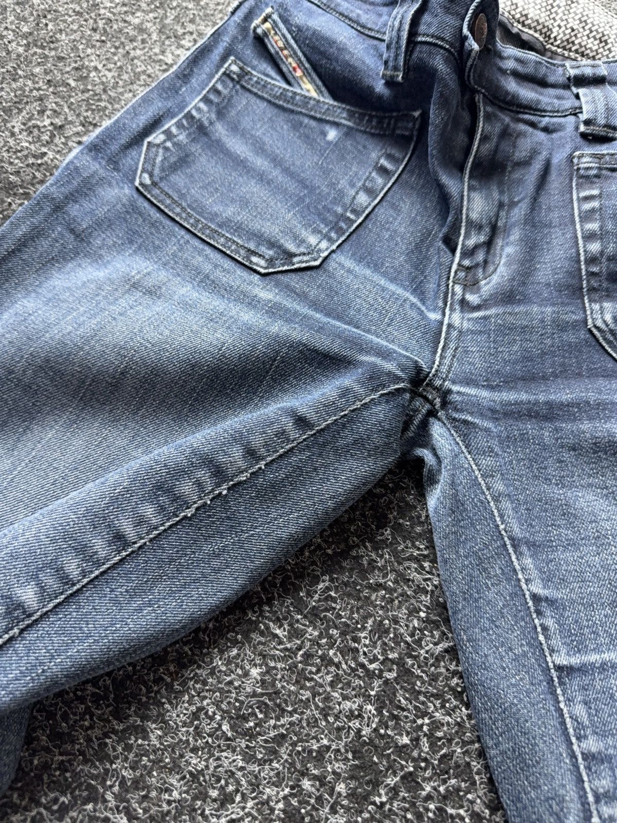 Diesel Luxury 00s Diesel FLUZI Flare Bootcut Jeans Y2K Denim Fade Size 30" / US 8 / IT 44 - 13 Thumbnail