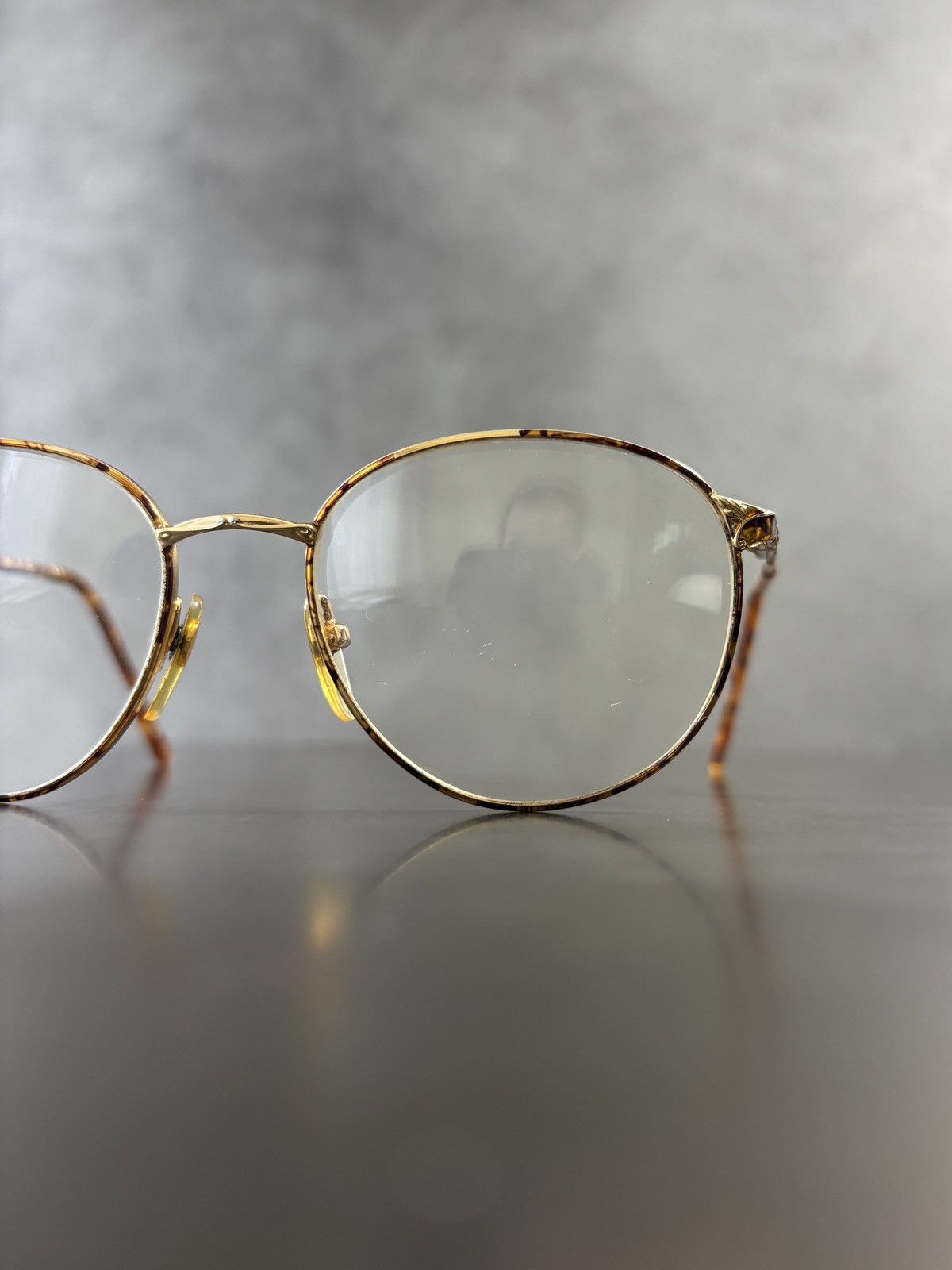 Vintage Vintage Laura Ashley Eyeglasses Frames 1980s 1990s Metal Big Size ONE SIZE - 5 Thumbnail