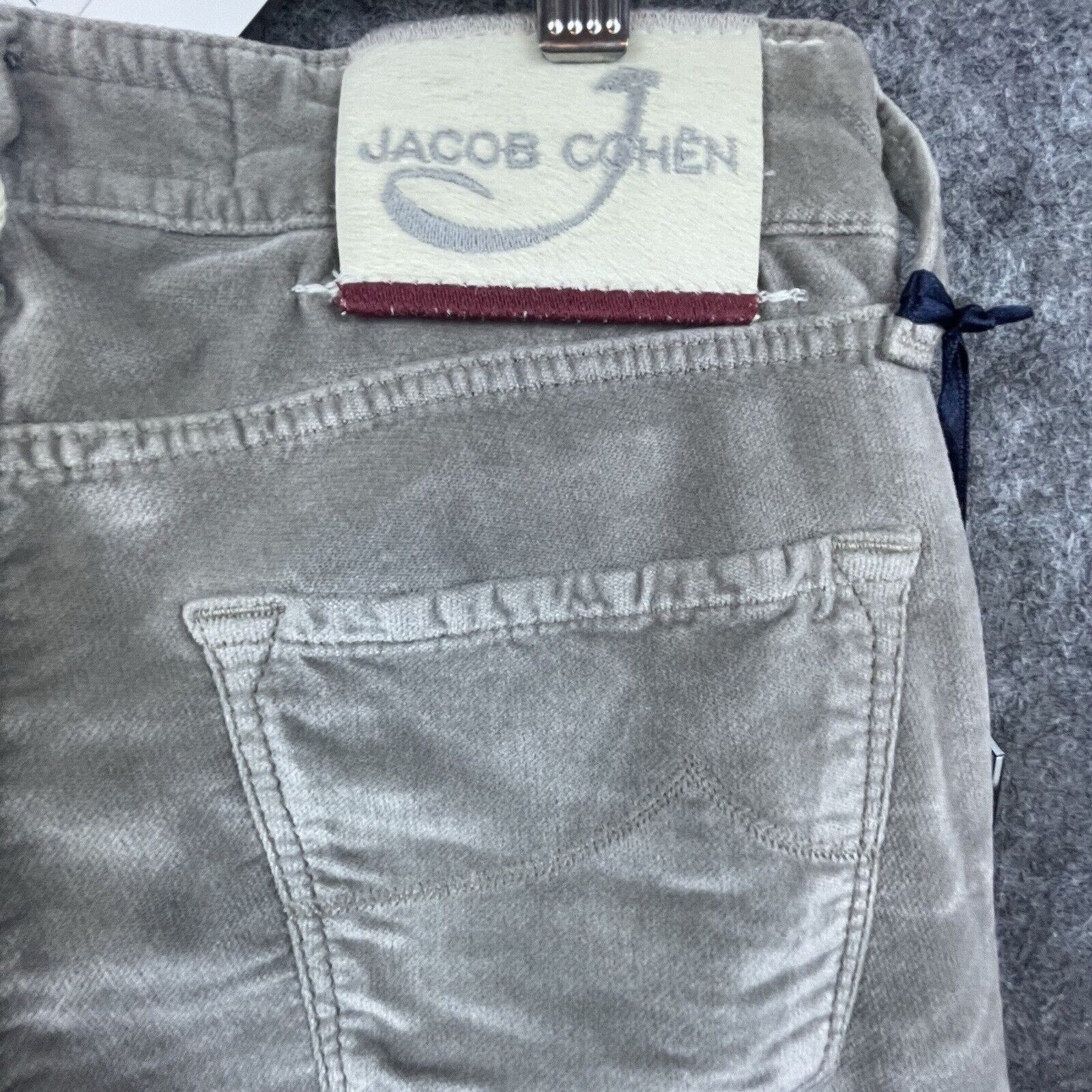 Jacob Cohen Jacob Cohen Pants Women 25 Grey Jocelyn Slim Velvet Trousers Size 25" / US 0 / IT 36 - 3 Thumbnail