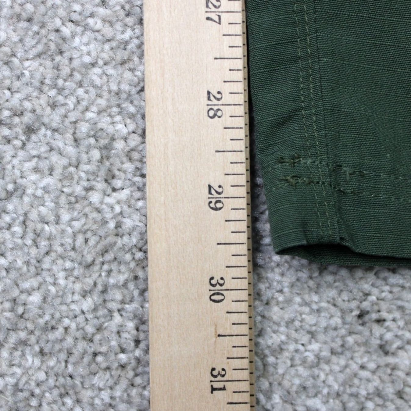 Vintage Vertx Pants Mens 40x30 Green Cargo Pocket Polyester/Cotton Utility Straight Leg, Regular Fit, Cargo Style, Army Logo, Work Travel Casual Size US 40 / EU 56 - 3 Thumbnail
