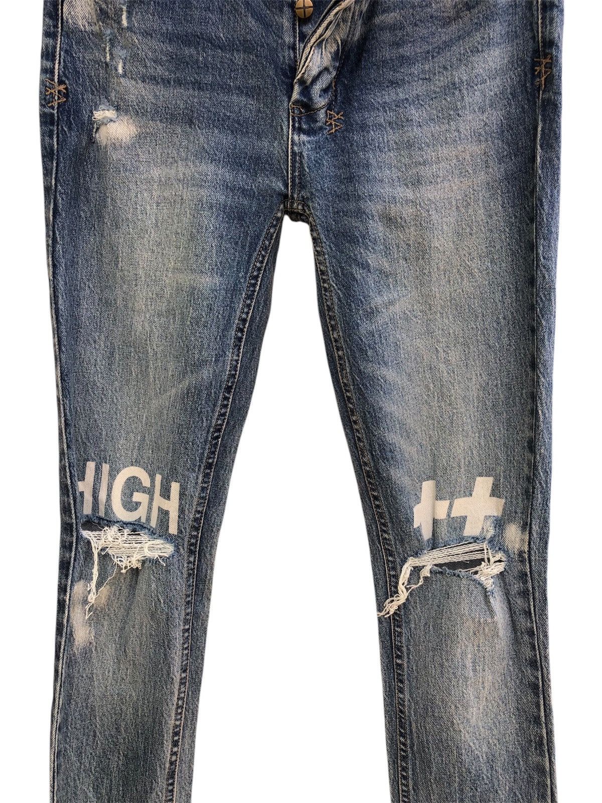 Ksubi Ksubi High Rage Distressed Patch Jeans Size US 28 / EU 44 - 8 Thumbnail