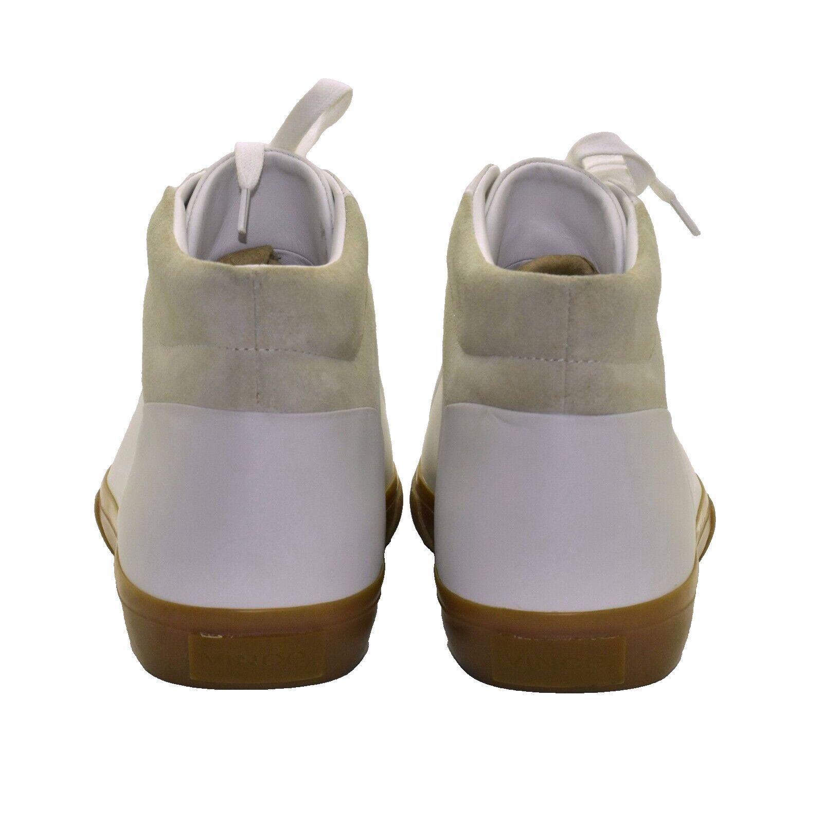 Vince NEW VINCE Fynn White Nappa Leather Sneaker Shoes Sz 12M $250 Size US 12 / EU 45 - 4 Thumbnail