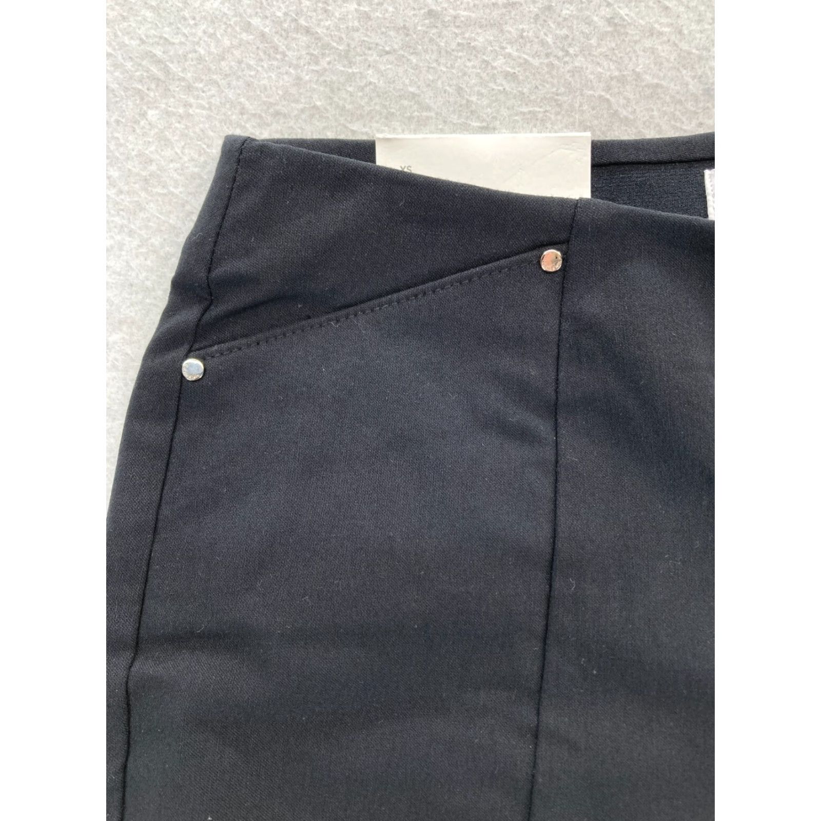 Calvin Klein Calvin Klein Pants Women's XS Black Pull On Skinny Ankle Stretch Low Rise NWT Size 42" / US 20 - 3 Thumbnail