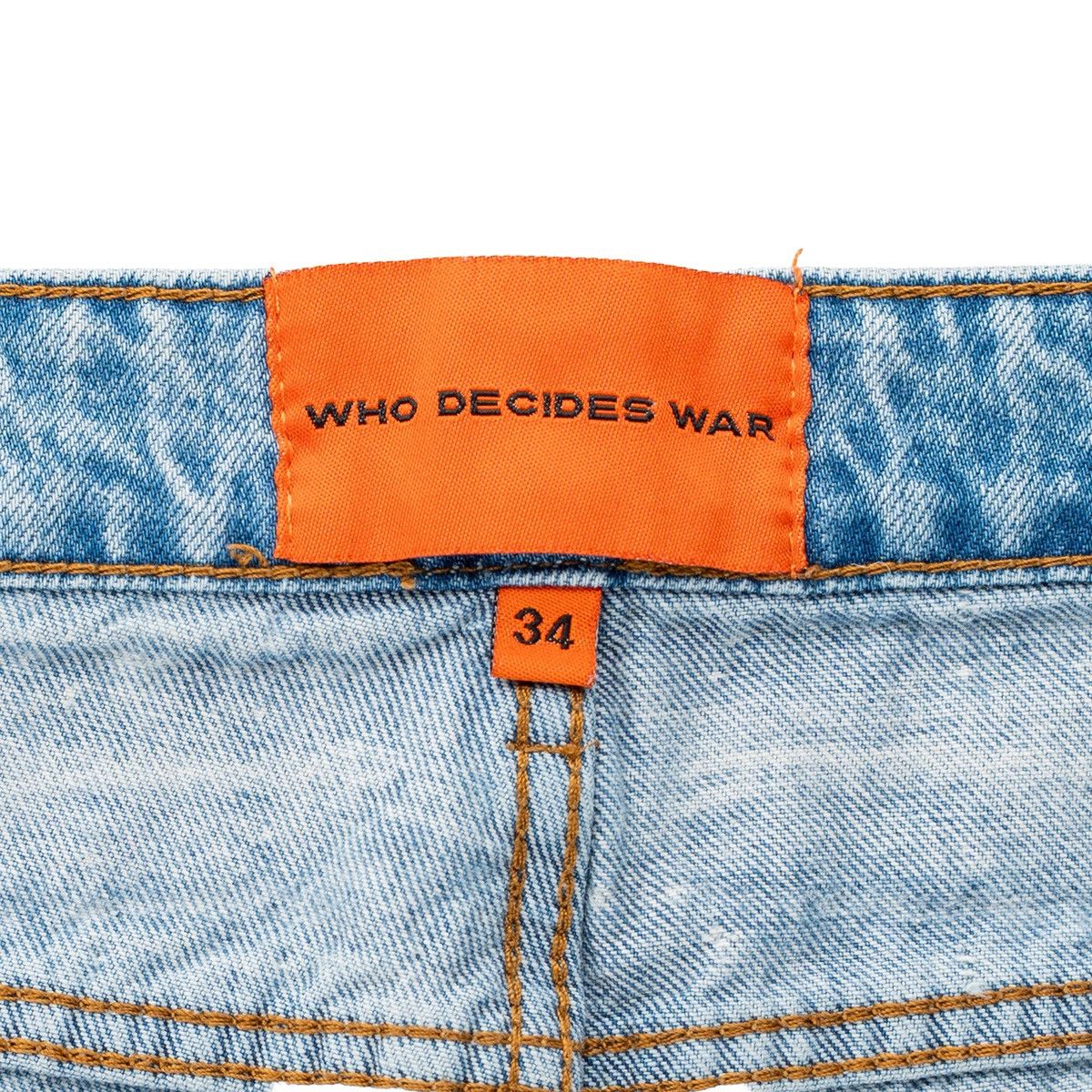 Who Decides War Flower Jeans Light Indigo Size US 34 / EU 50 - 5 Thumbnail