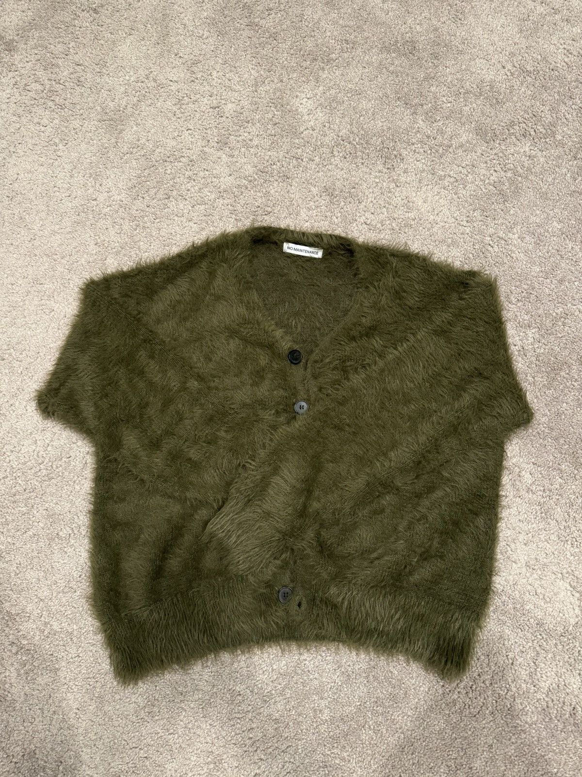 image of No Maintenance Cardigan in Green, Men's (Size XL)