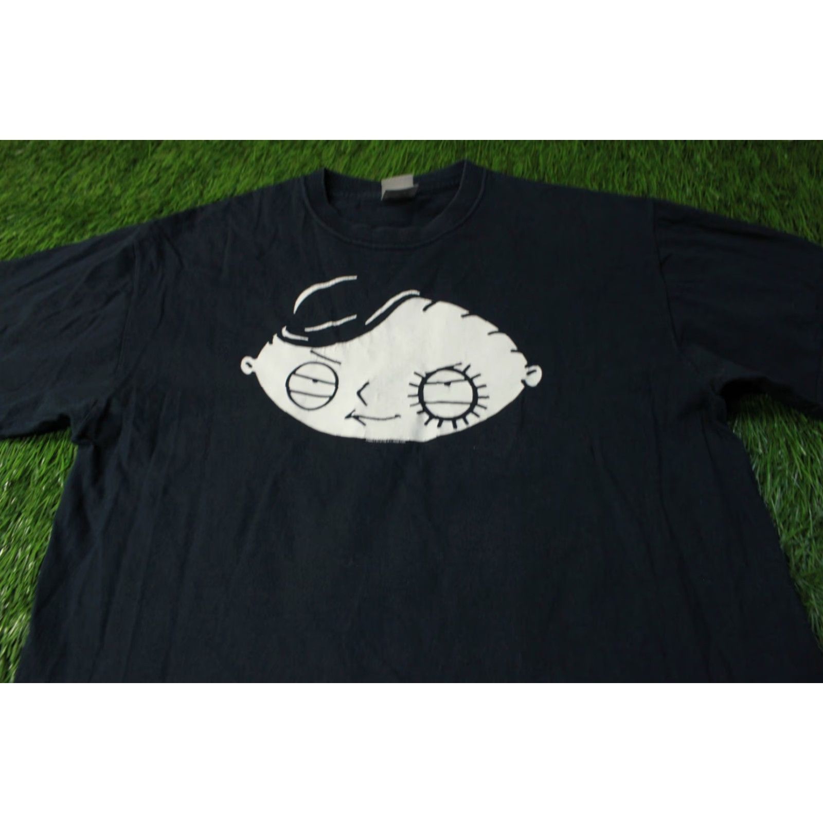 Fruit Of The Loom FAMILY GUY Stewie 2008 MEN Shirt XL Black Fruit of the Loom 100% Cotton Tee Cartoon Print Genders Mens Size US XL / EU 56 / 4 - 2 Thumbnail