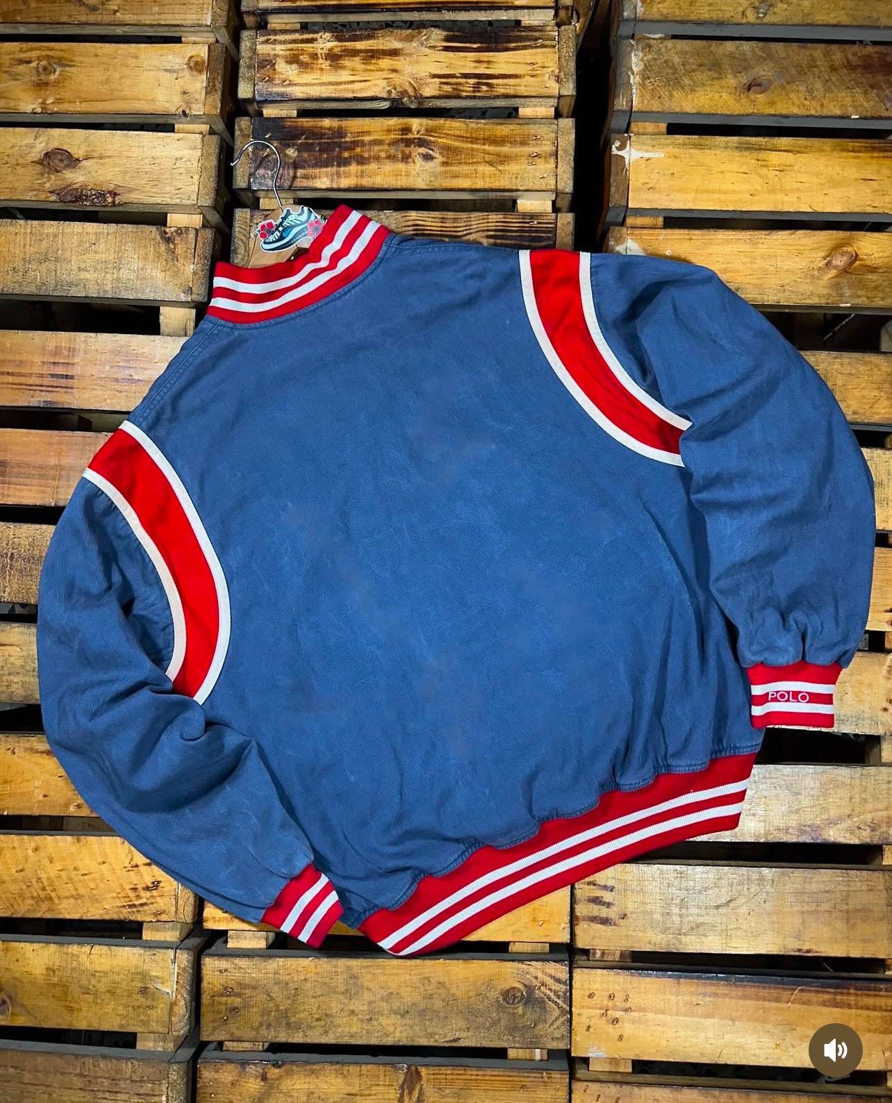 Polo Ralph Lauren × Vintage OG STADIUM 1992 P-WING BABY RUTH VARSITY JACKET - M Size US M / EU 48-50 / 2 - 4 Thumbnail