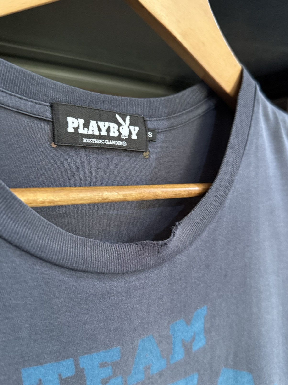 Hysteric Glamour × Playboy Thrashed Hysteric Glamour X Playboy Team Usa Sun Faded Tee Size US M / EU 48-50 / 2 - 6 Thumbnail