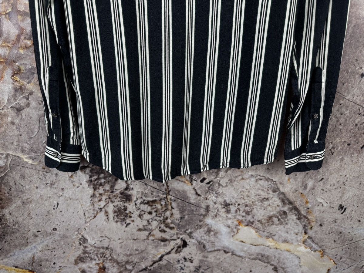 Reiss Reiss Men’s Striped Button Up Shirt Long Sleeve Black White Size US M / EU 48-50 / 2 - 12 Thumbnail