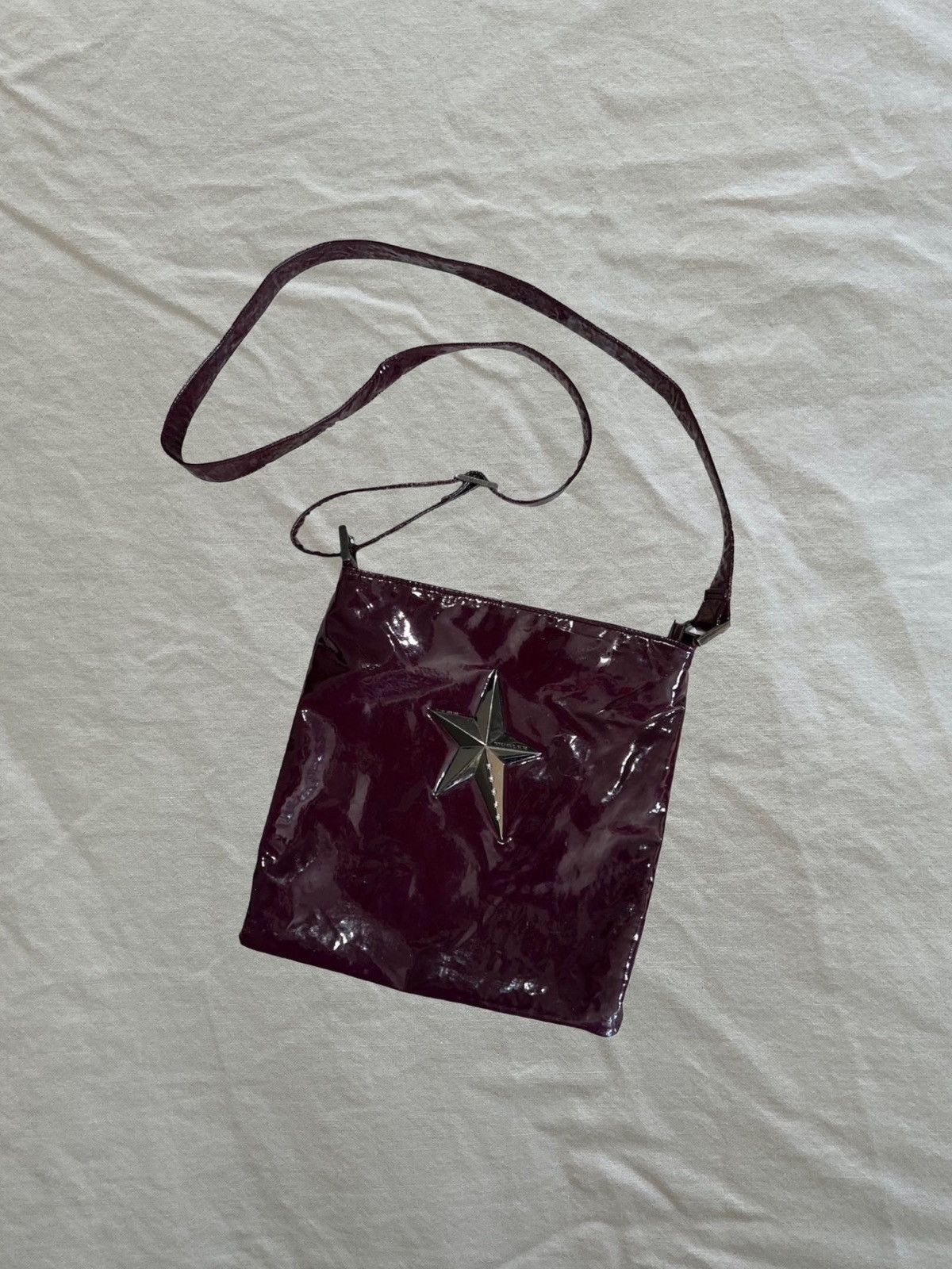 Thierry Mugler Thierry Mugler Purple Vinyl Star Shoulder Bag – y2k Vintage Size ONE SIZE - 1 Thumbnail